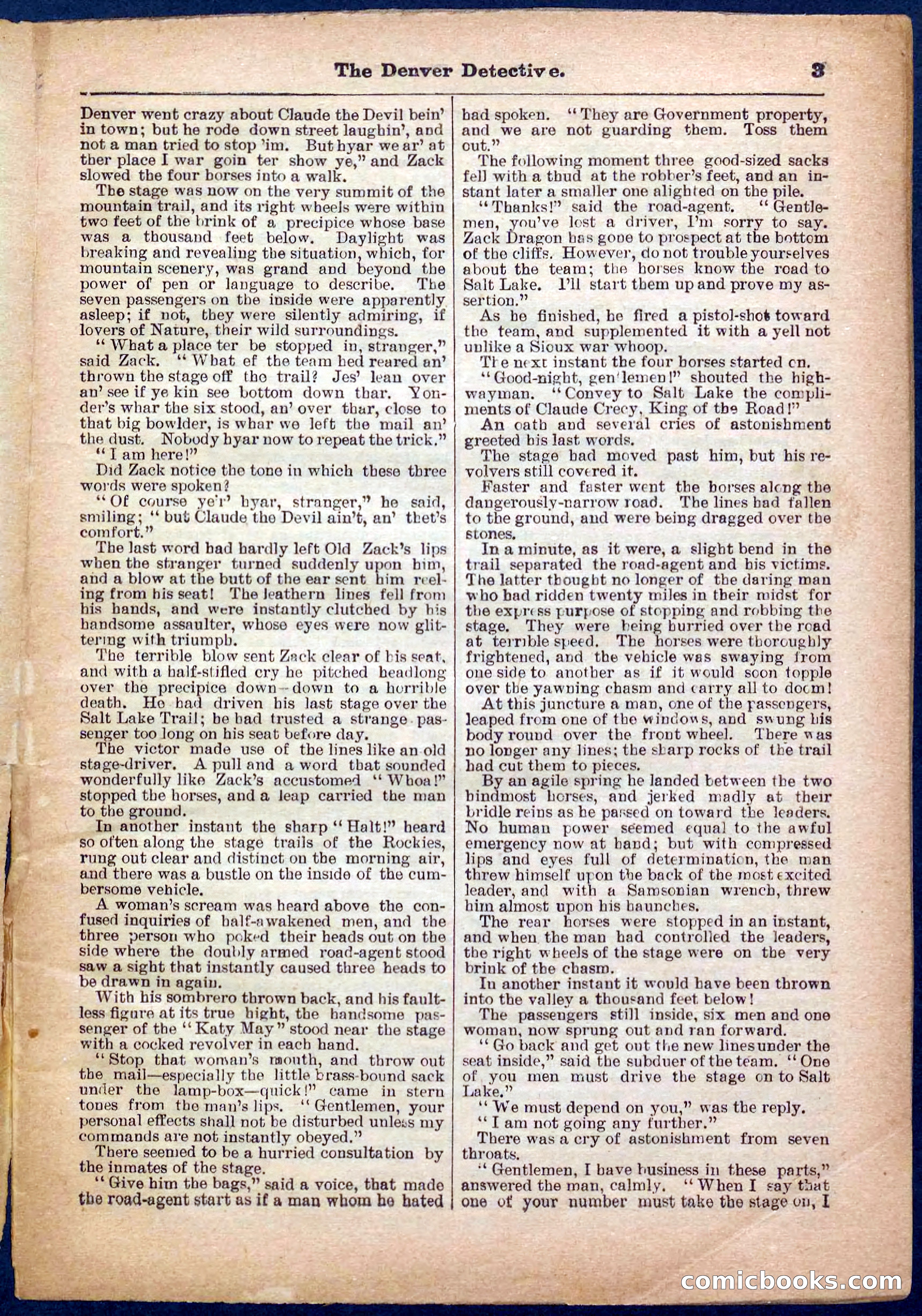 Beadle's Pocket Library No. 242: The Denver Detective — page 3 of 32