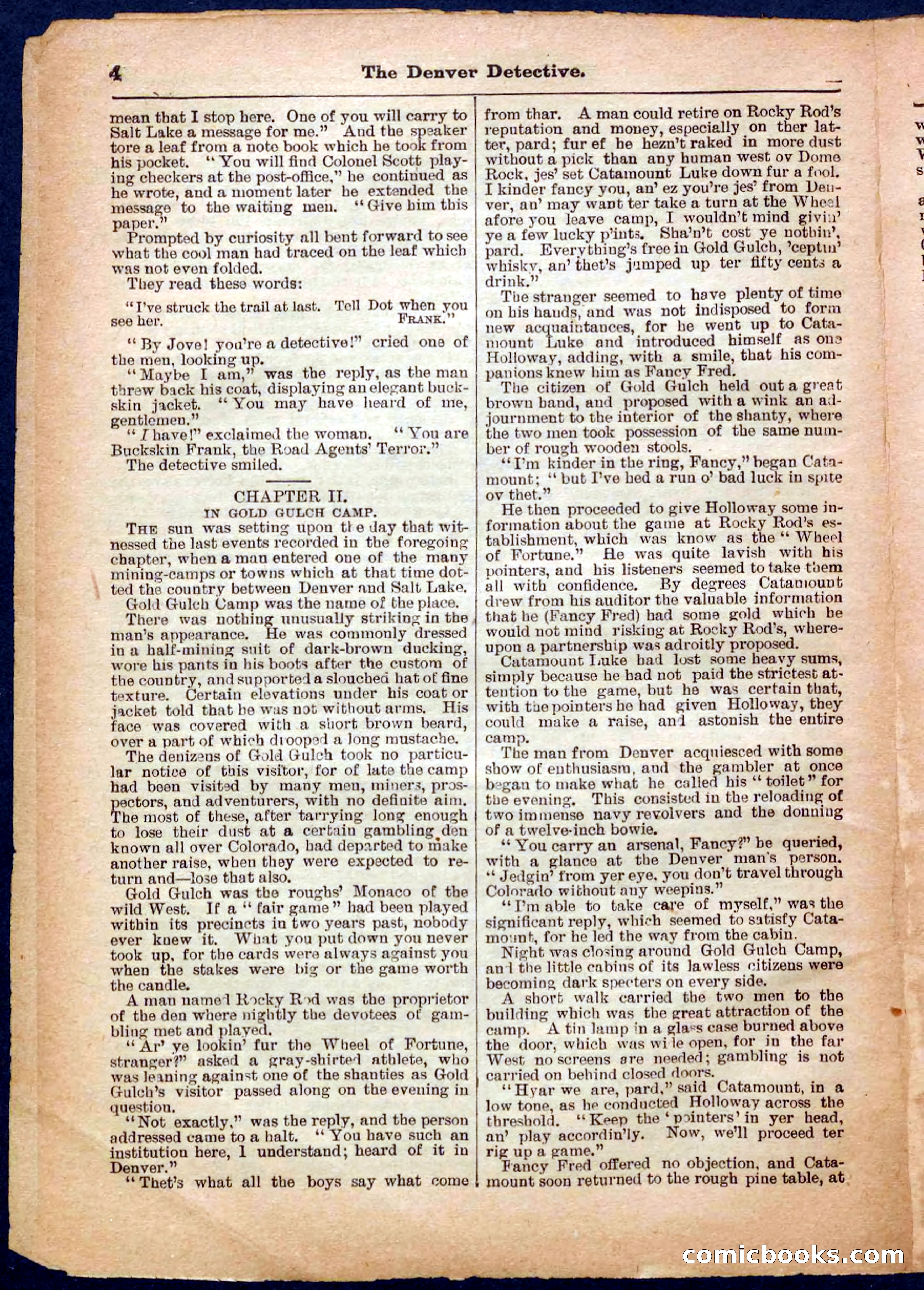 Beadle's Pocket Library No. 242: The Denver Detective — page 4 of 32