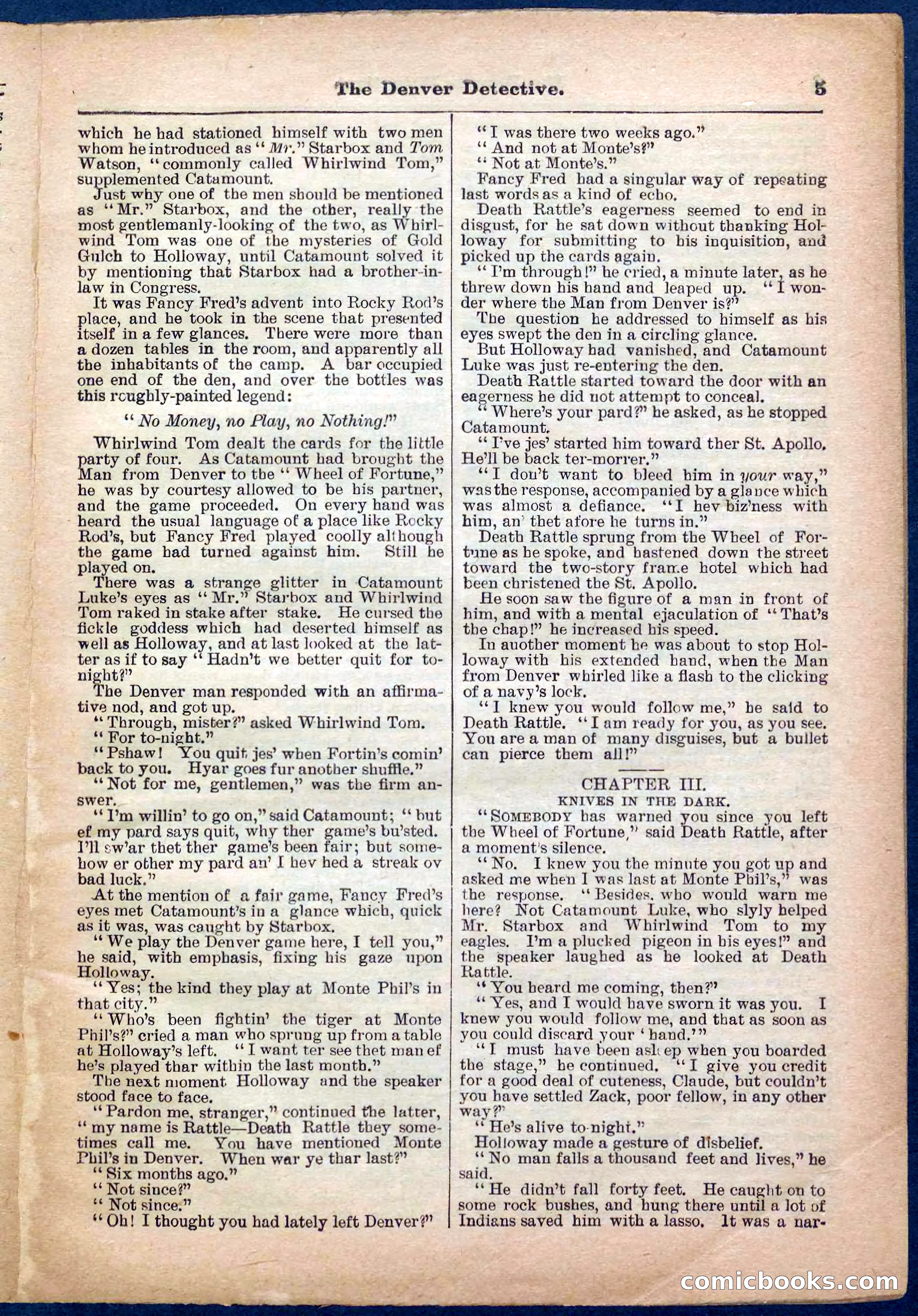 Beadle's Pocket Library No. 242: The Denver Detective — page 5 of 32