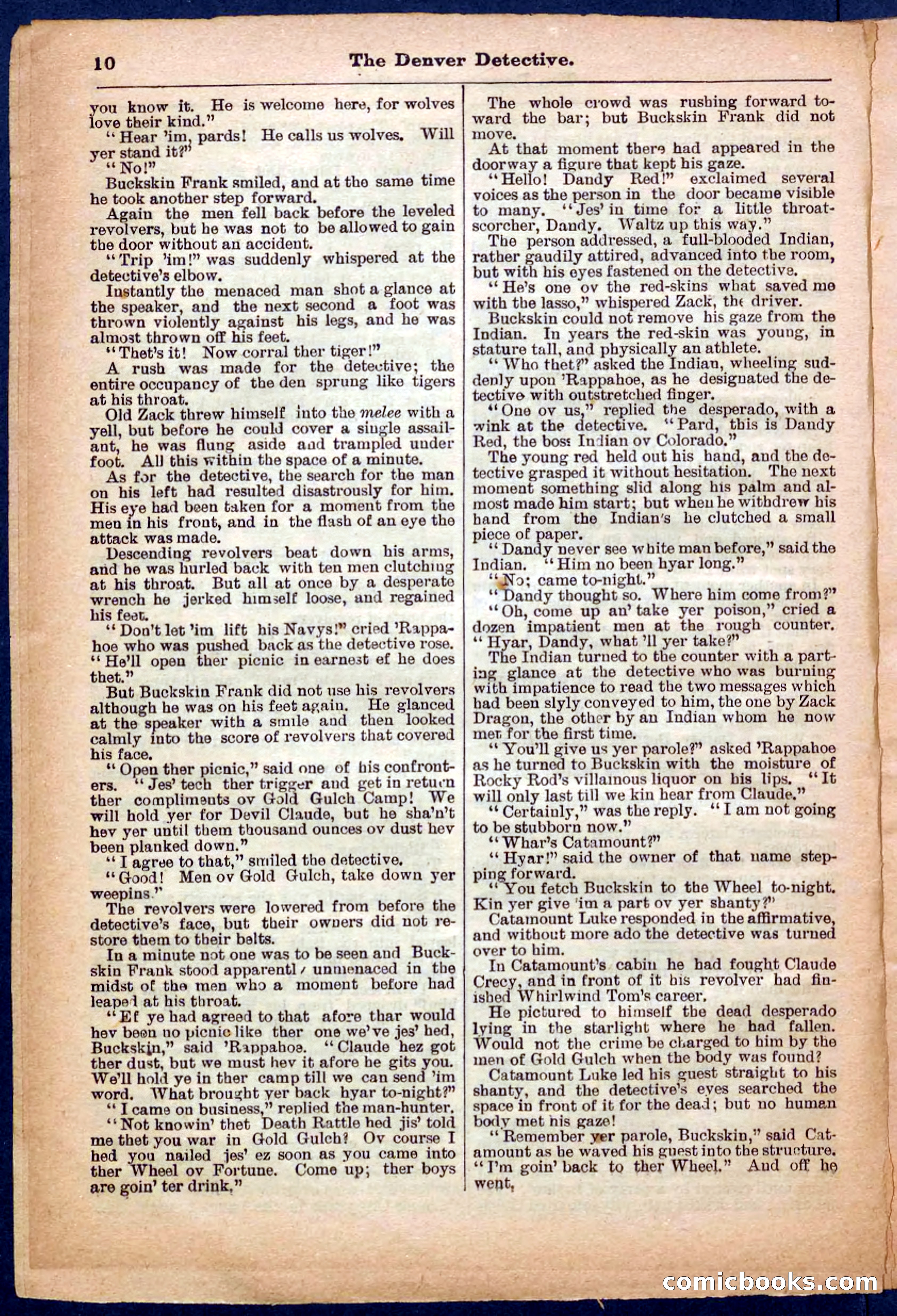 Beadle's Pocket Library No. 242: The Denver Detective — page 10 of 32