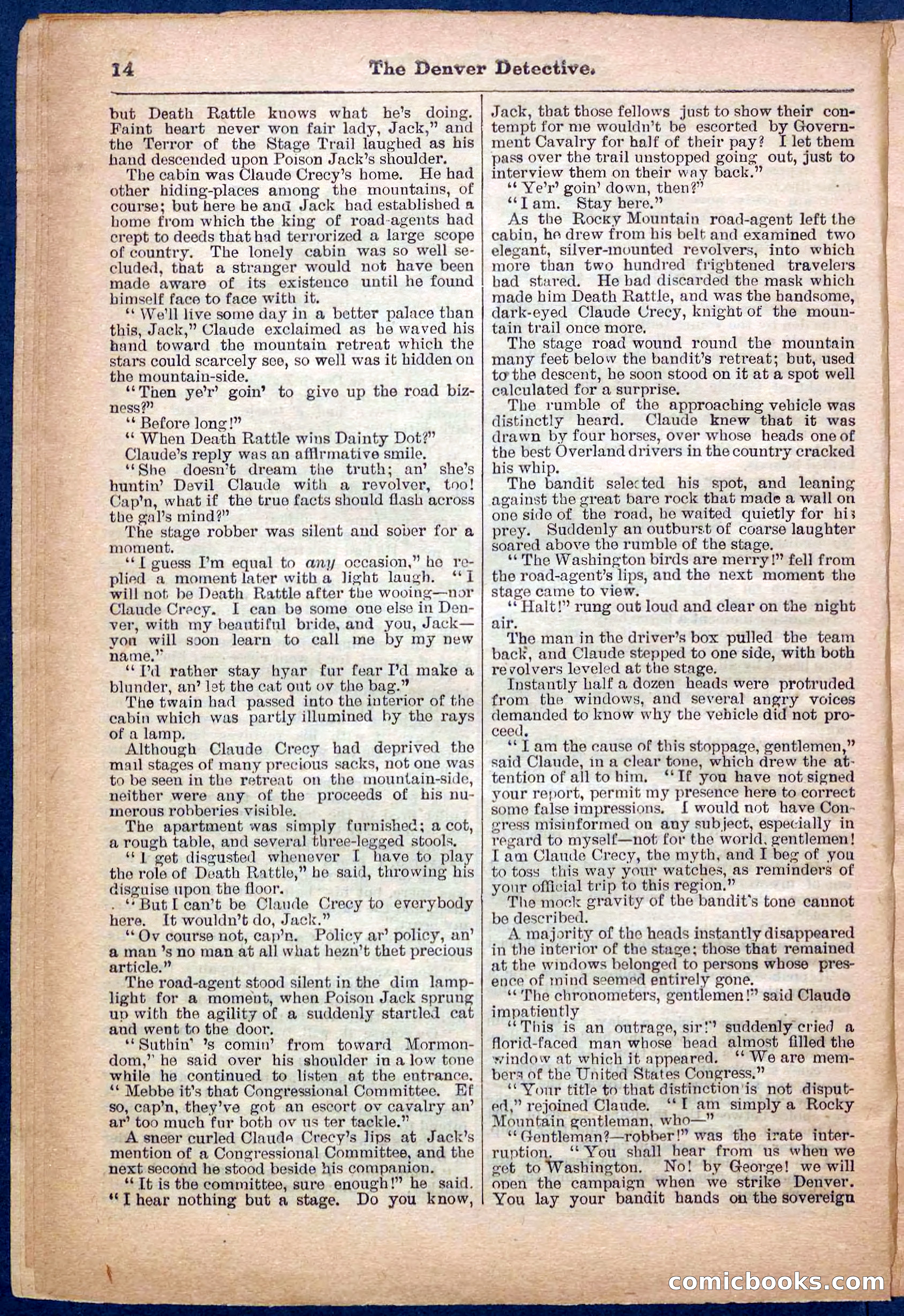 Beadle's Pocket Library No. 242: The Denver Detective — page 14 of 32