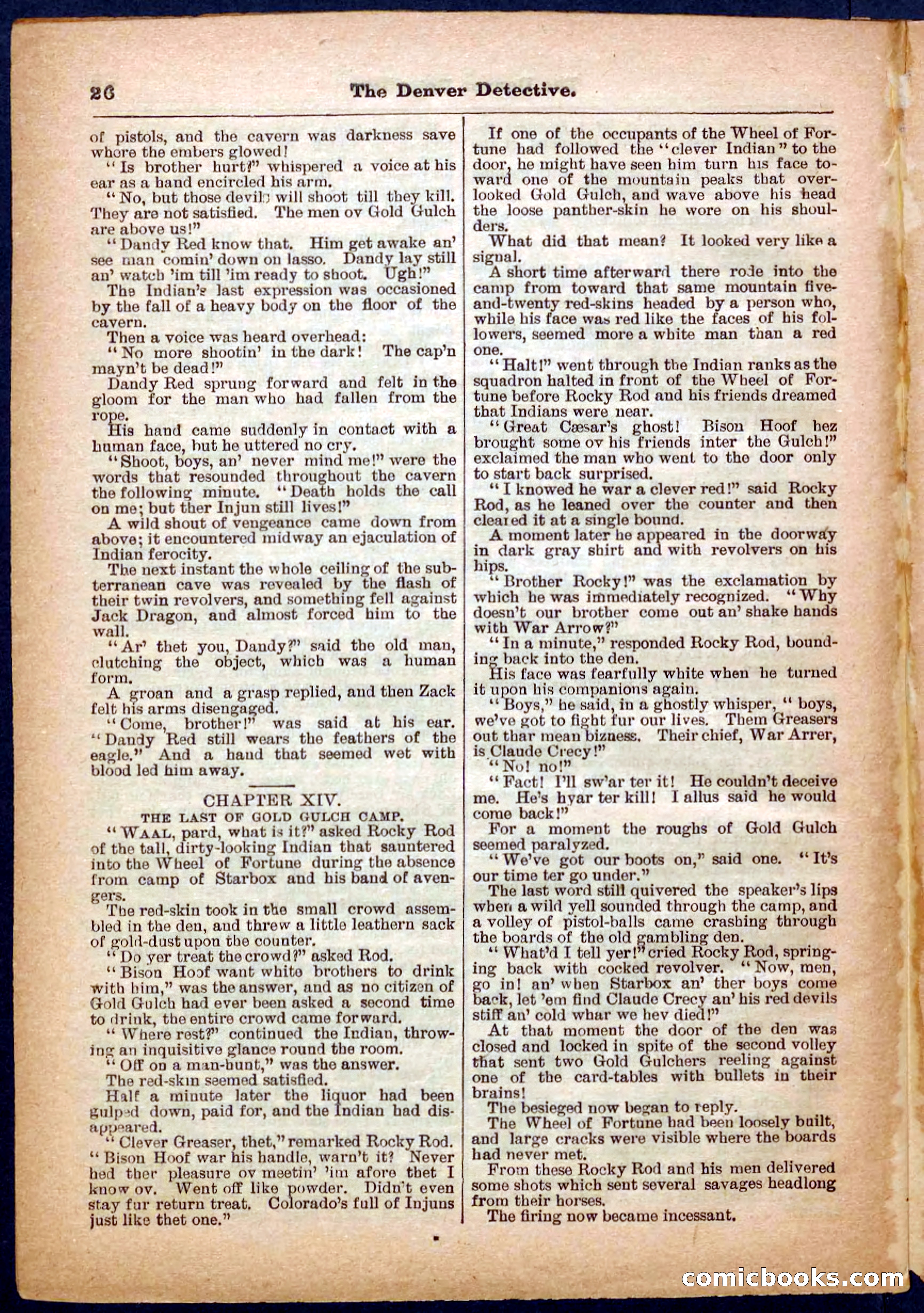 Beadle's Pocket Library No. 242: The Denver Detective — page 26 of 32