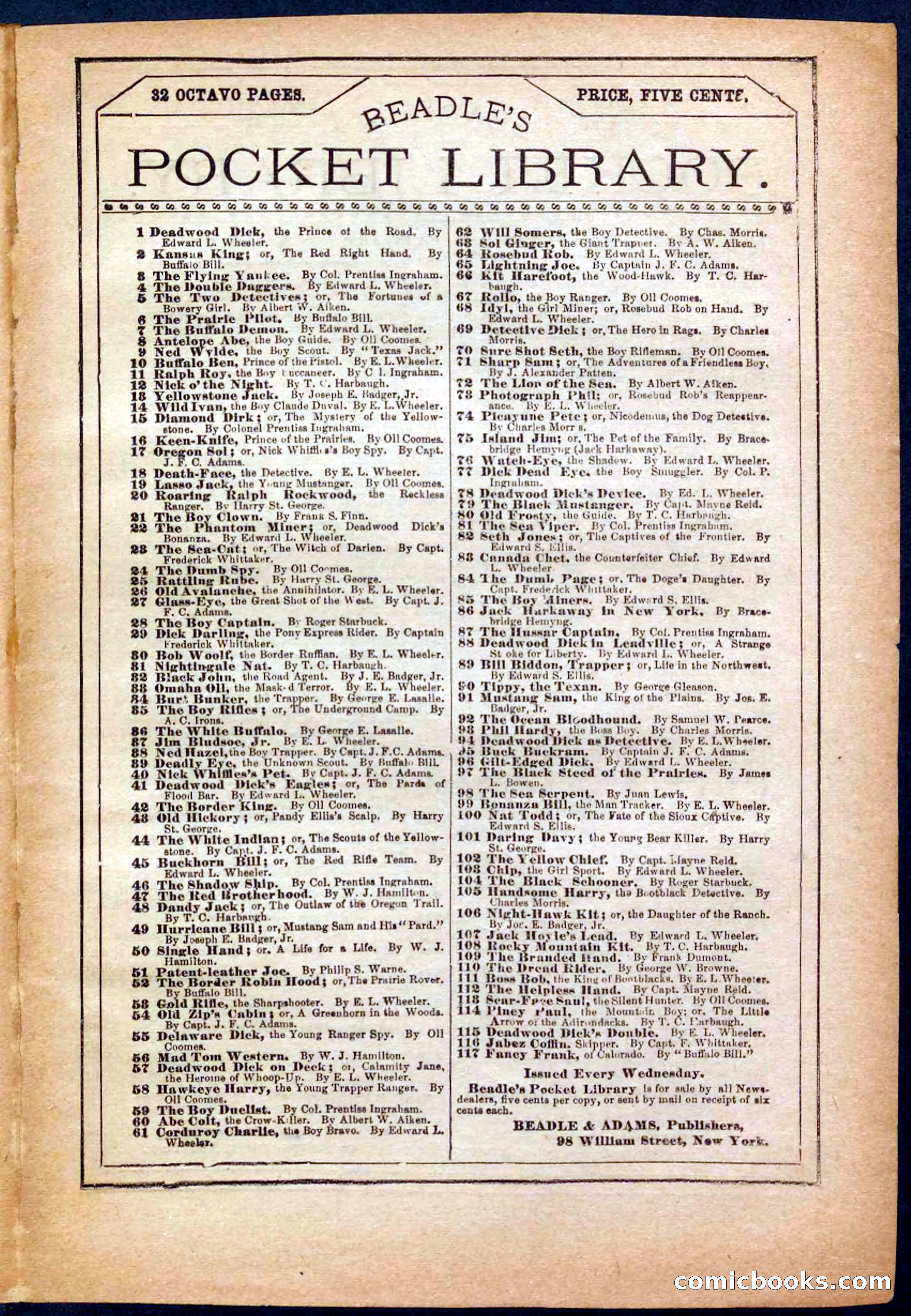 Beadle's Pocket Library No. 242: The Denver Detective — page 31 of 32
