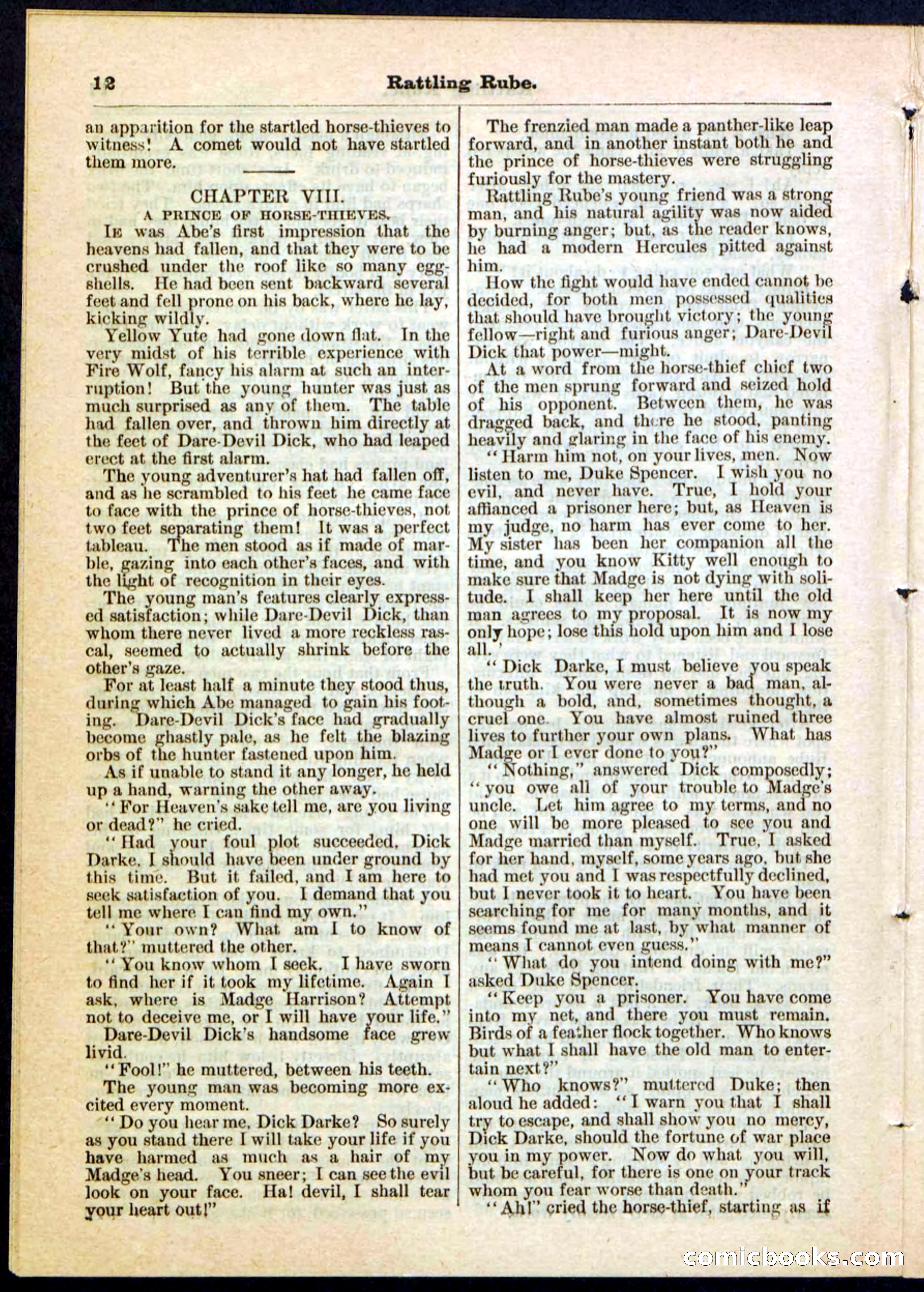 Beadle's Pocket Library, Vol. II, No. 25 — page 12 of 32