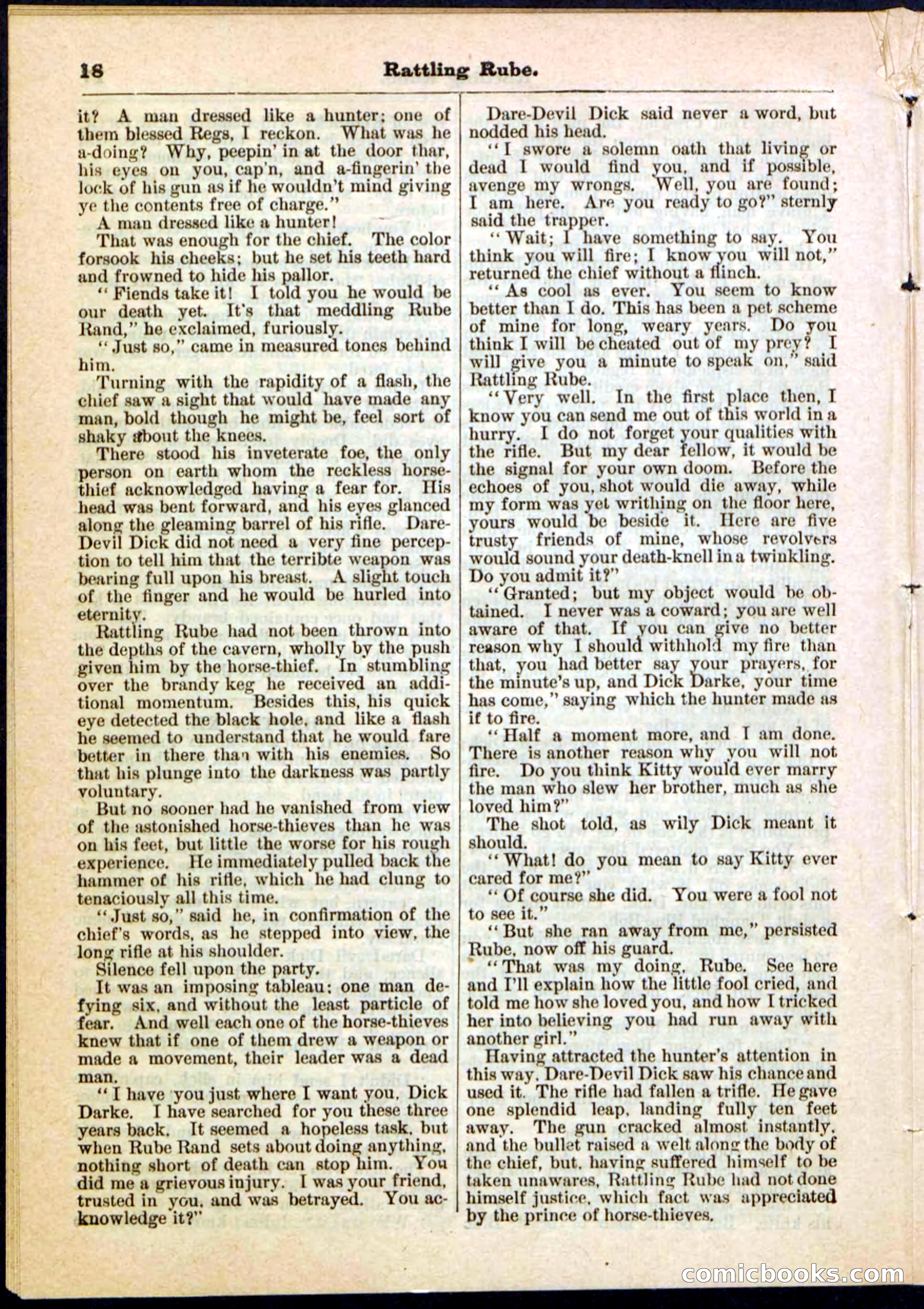Beadle's Pocket Library, Vol. II, No. 25 — page 18 of 32