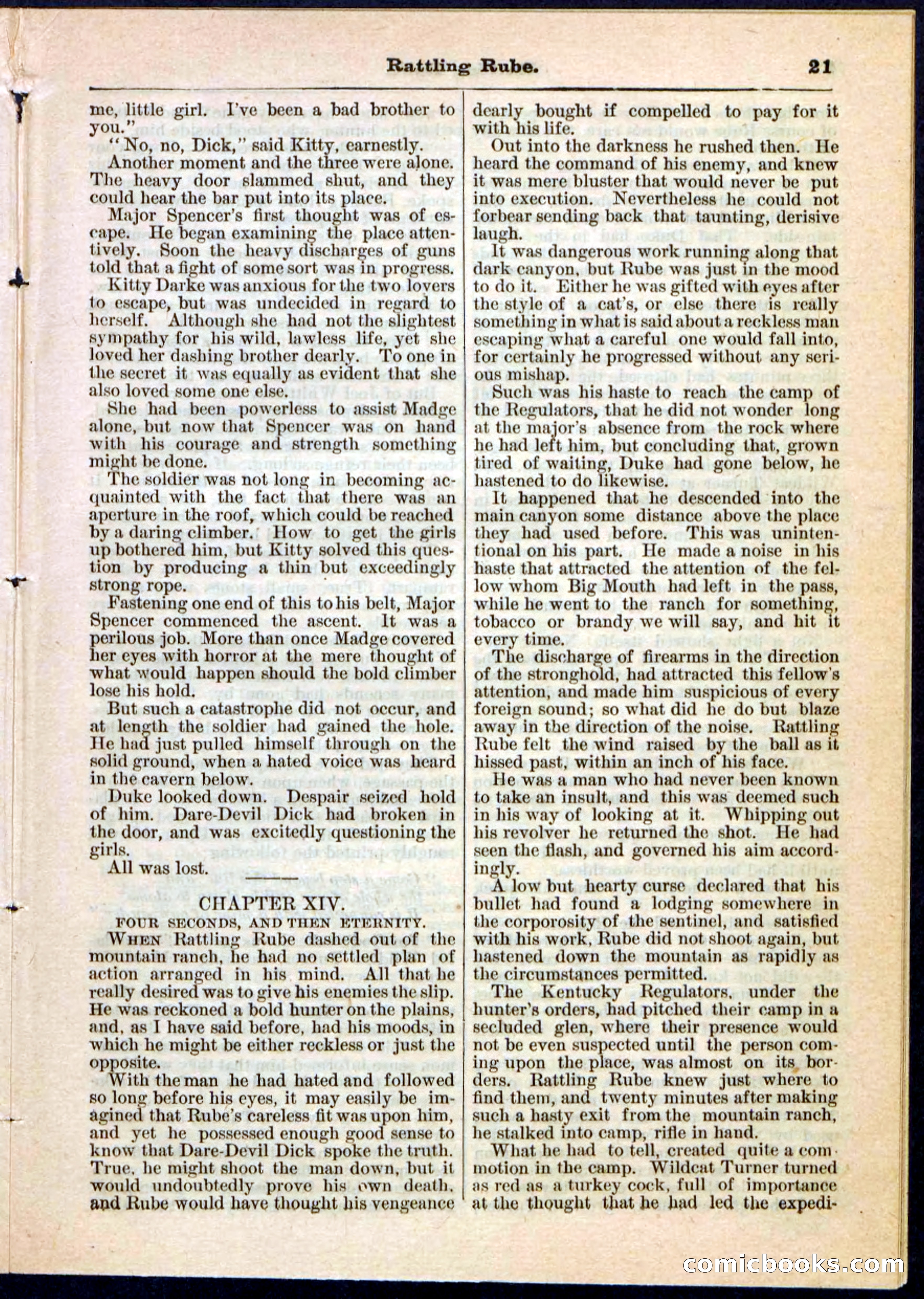 Beadle's Pocket Library, Vol. II, No. 25 — page 21 of 32