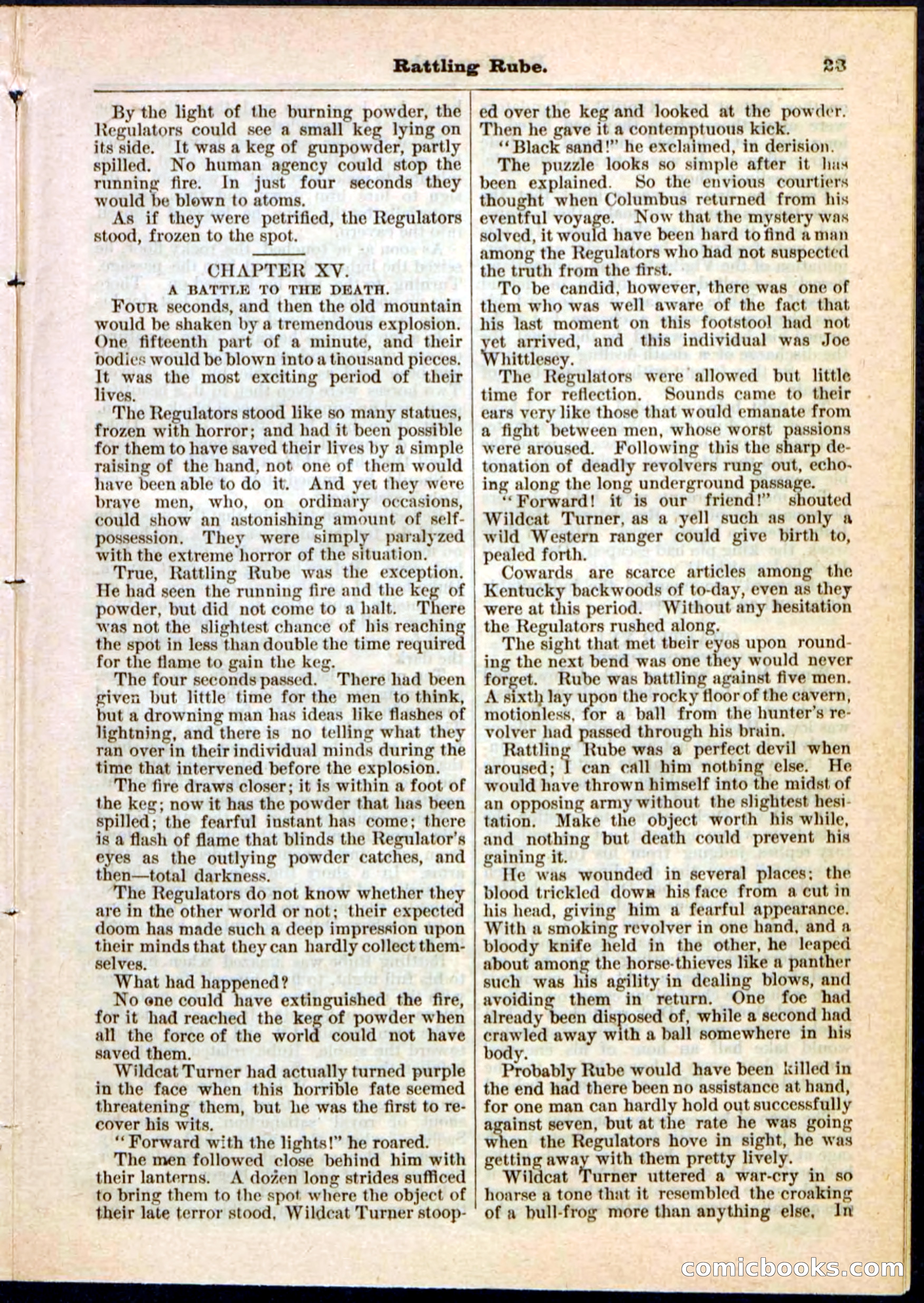 Beadle's Pocket Library, Vol. II, No. 25 — page 23 of 32