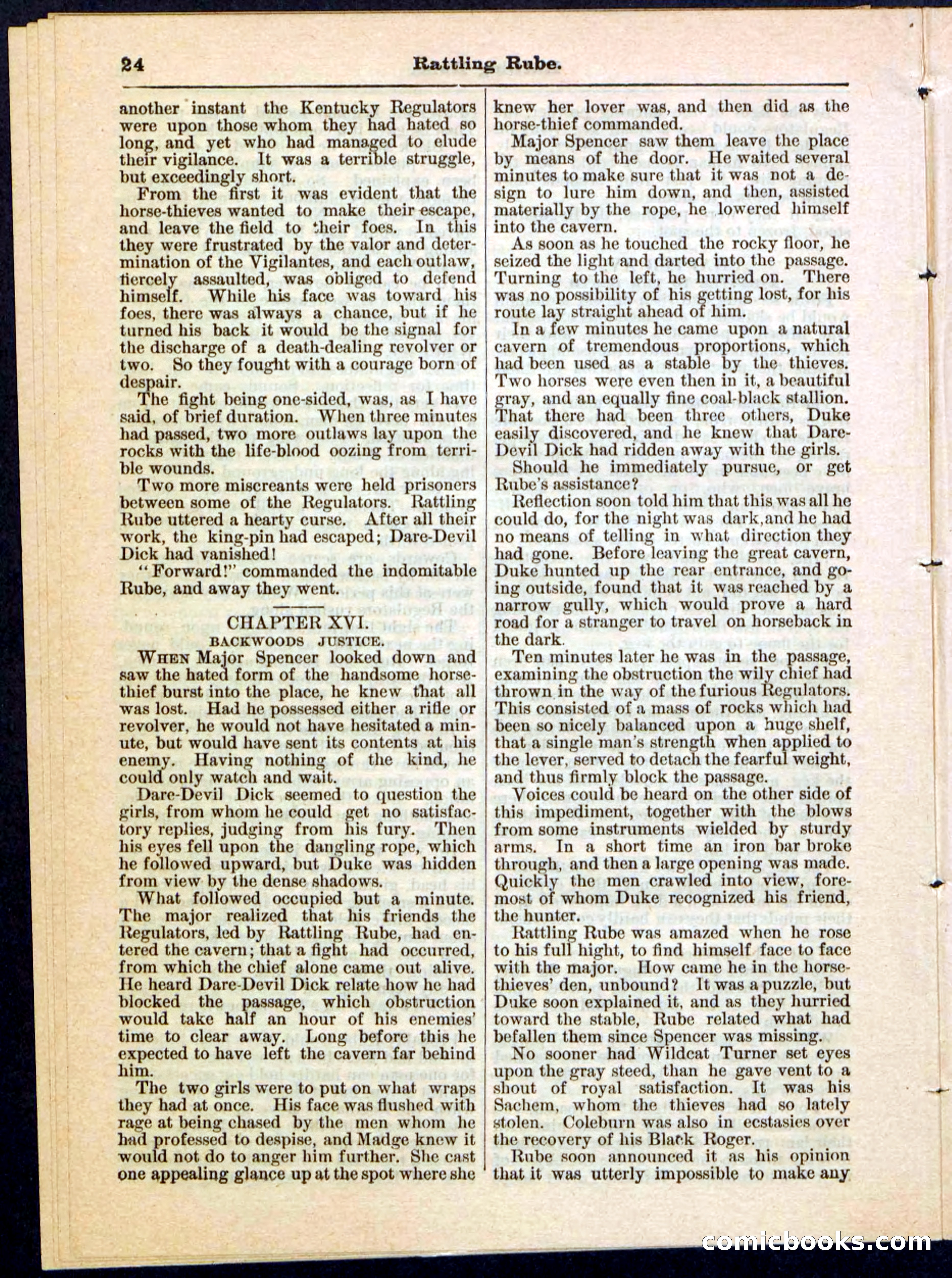 Beadle's Pocket Library, Vol. II, No. 25 — page 24 of 32