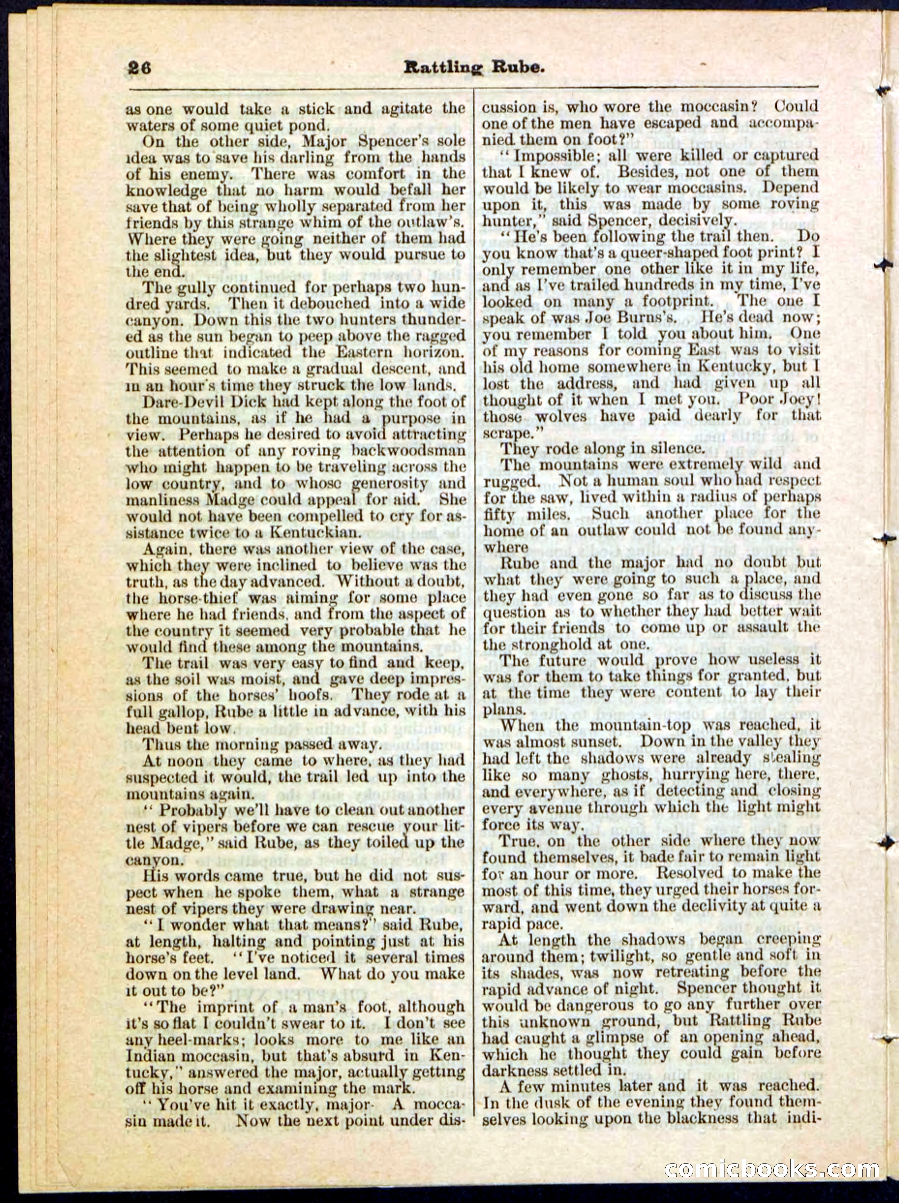 Beadle's Pocket Library, Vol. II, No. 25 — page 26 of 32