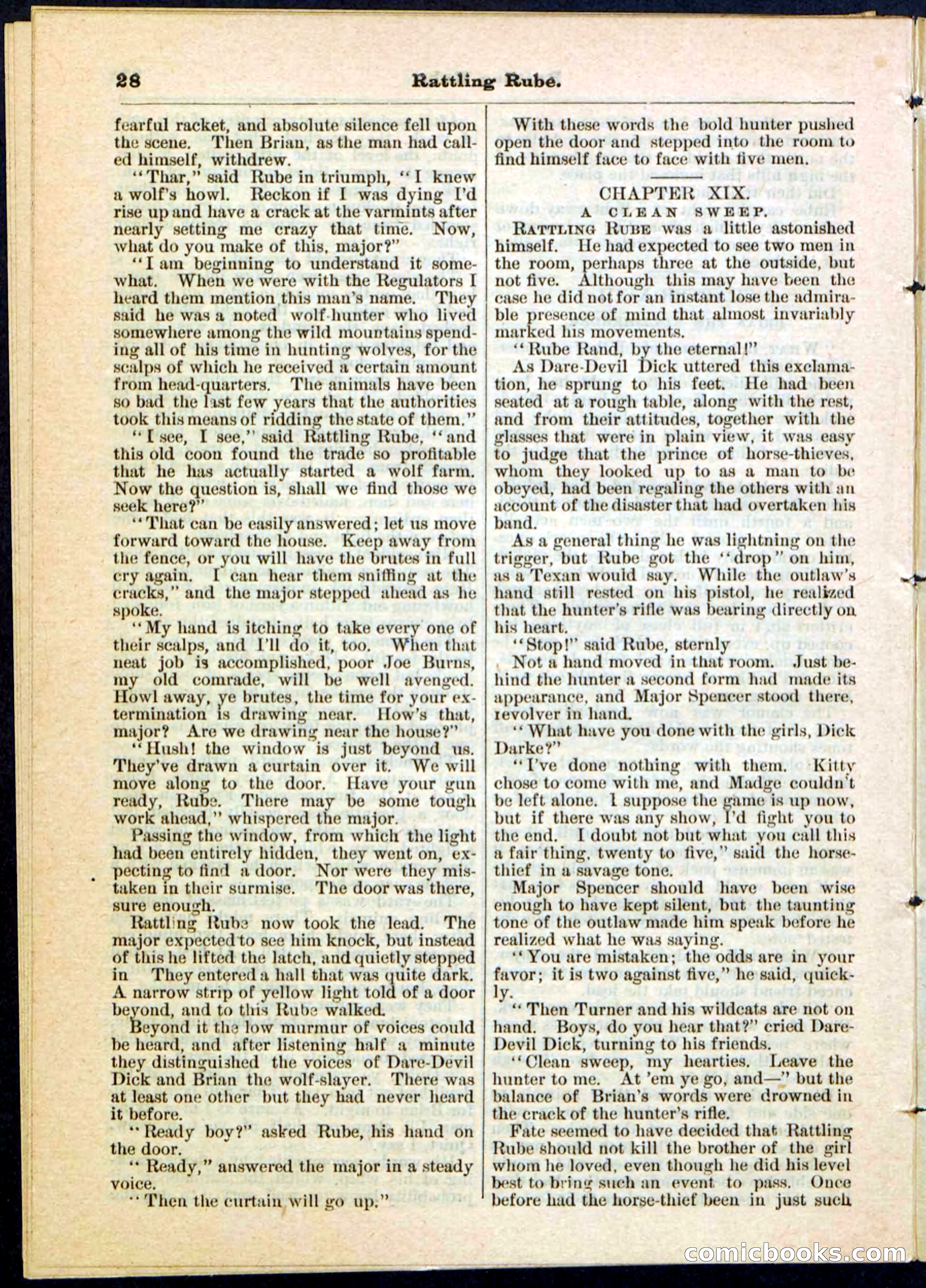 Beadle's Pocket Library, Vol. II, No. 25 — page 28 of 32