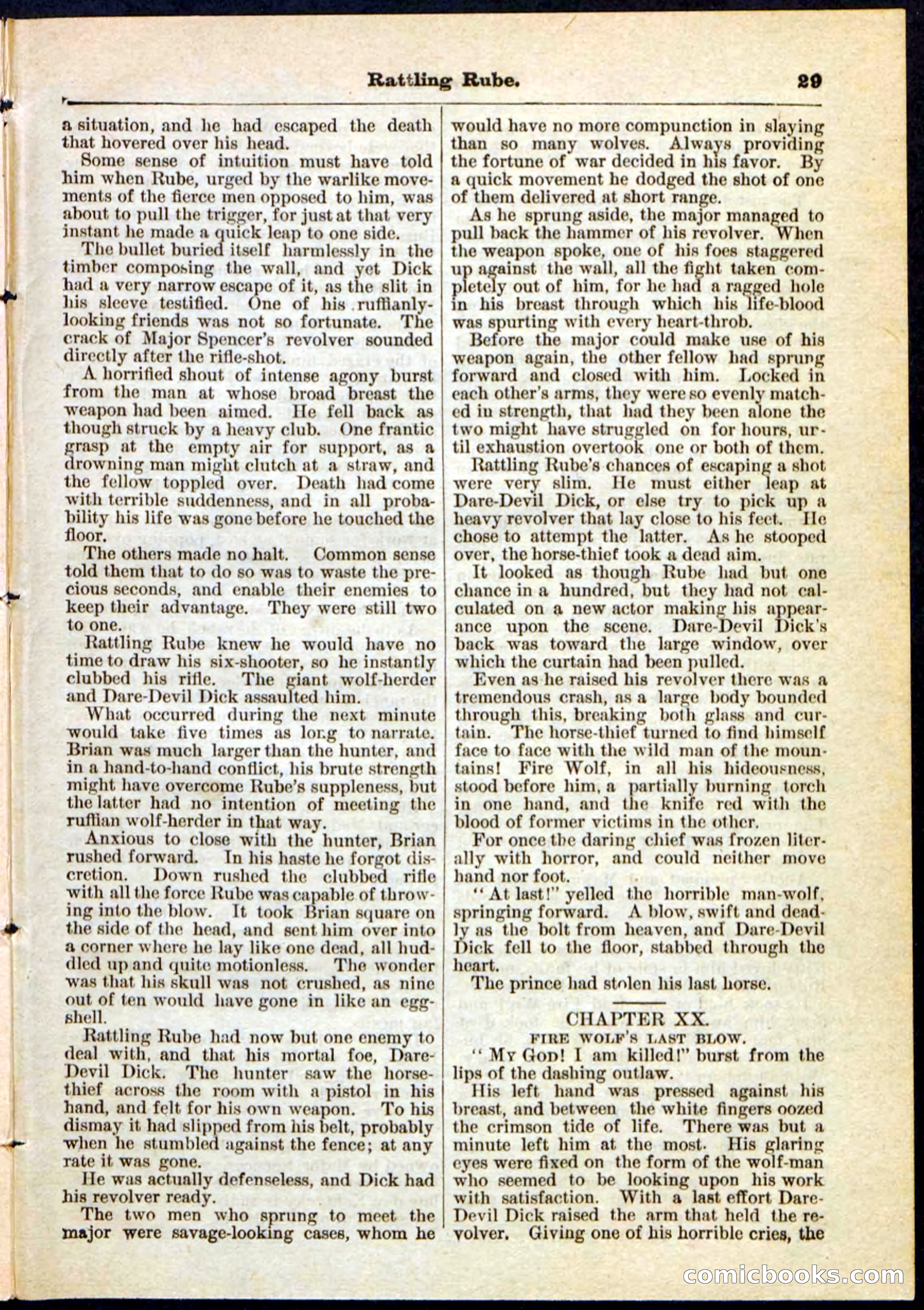 Beadle's Pocket Library, Vol. II, No. 25 — page 29 of 32