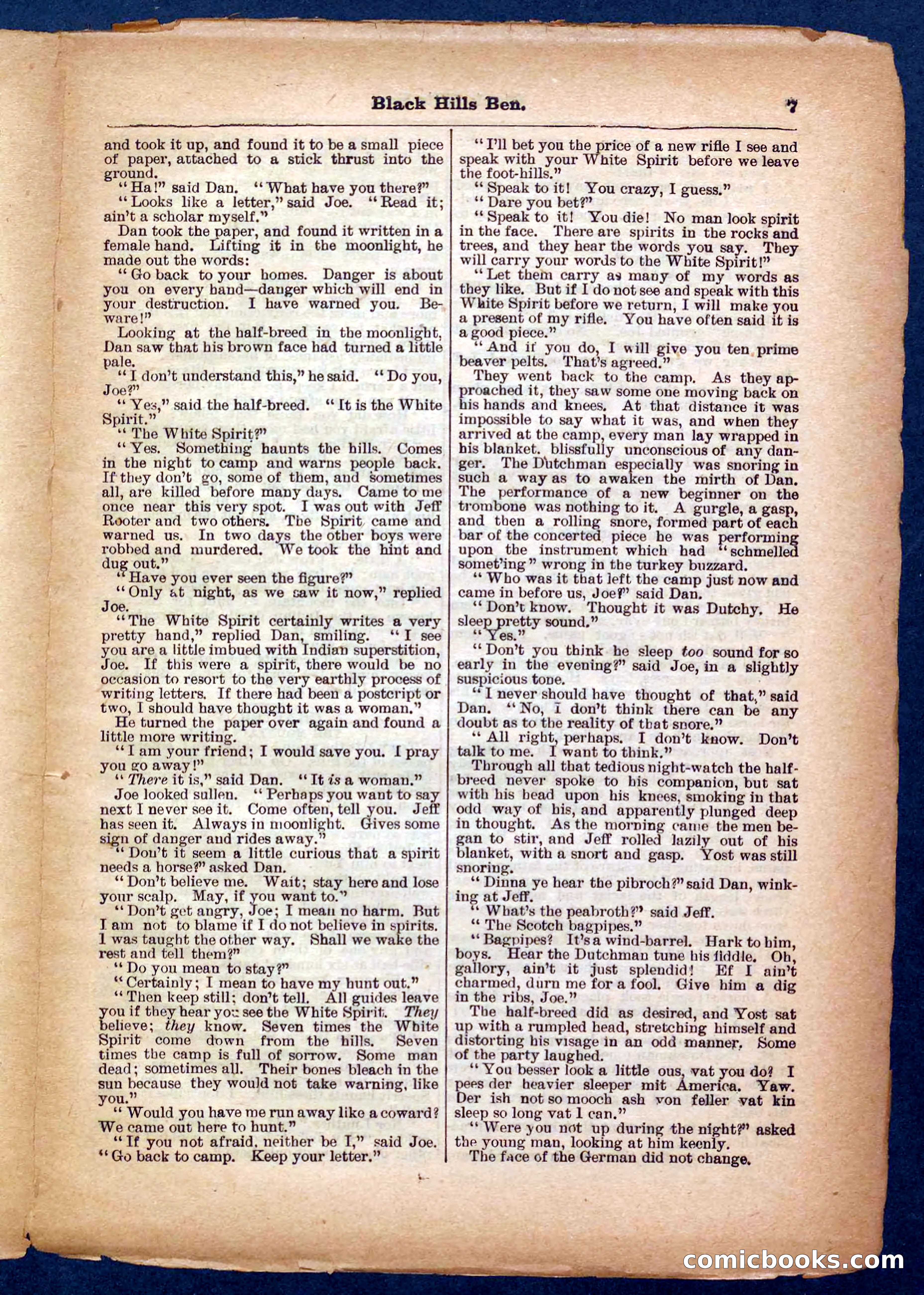 Beadle's Pocket Library No. 254 — page 7 of 32