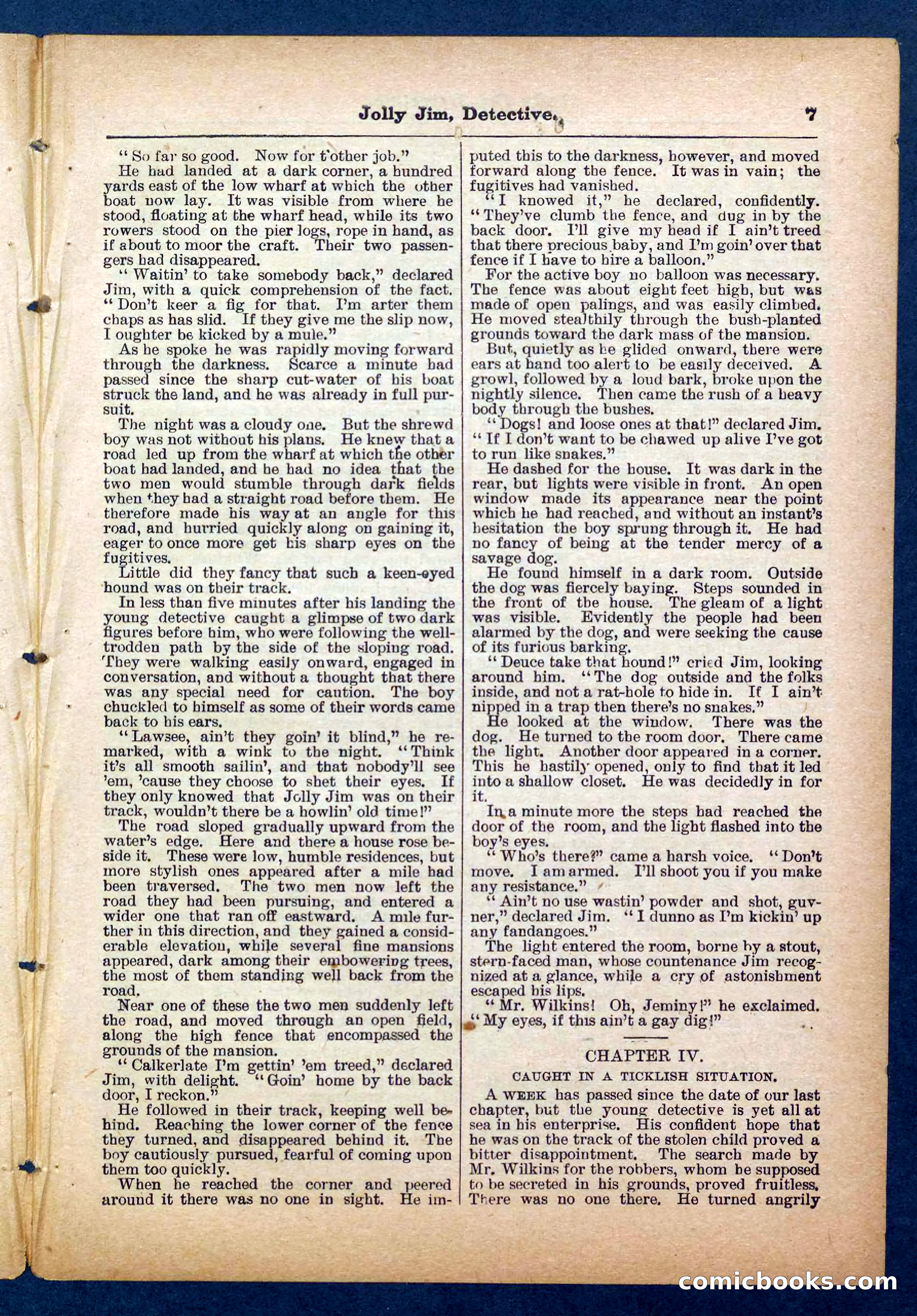 Beadle's Pocket Library No. 255: Jolly Jim, Detective — page 7 of 32
