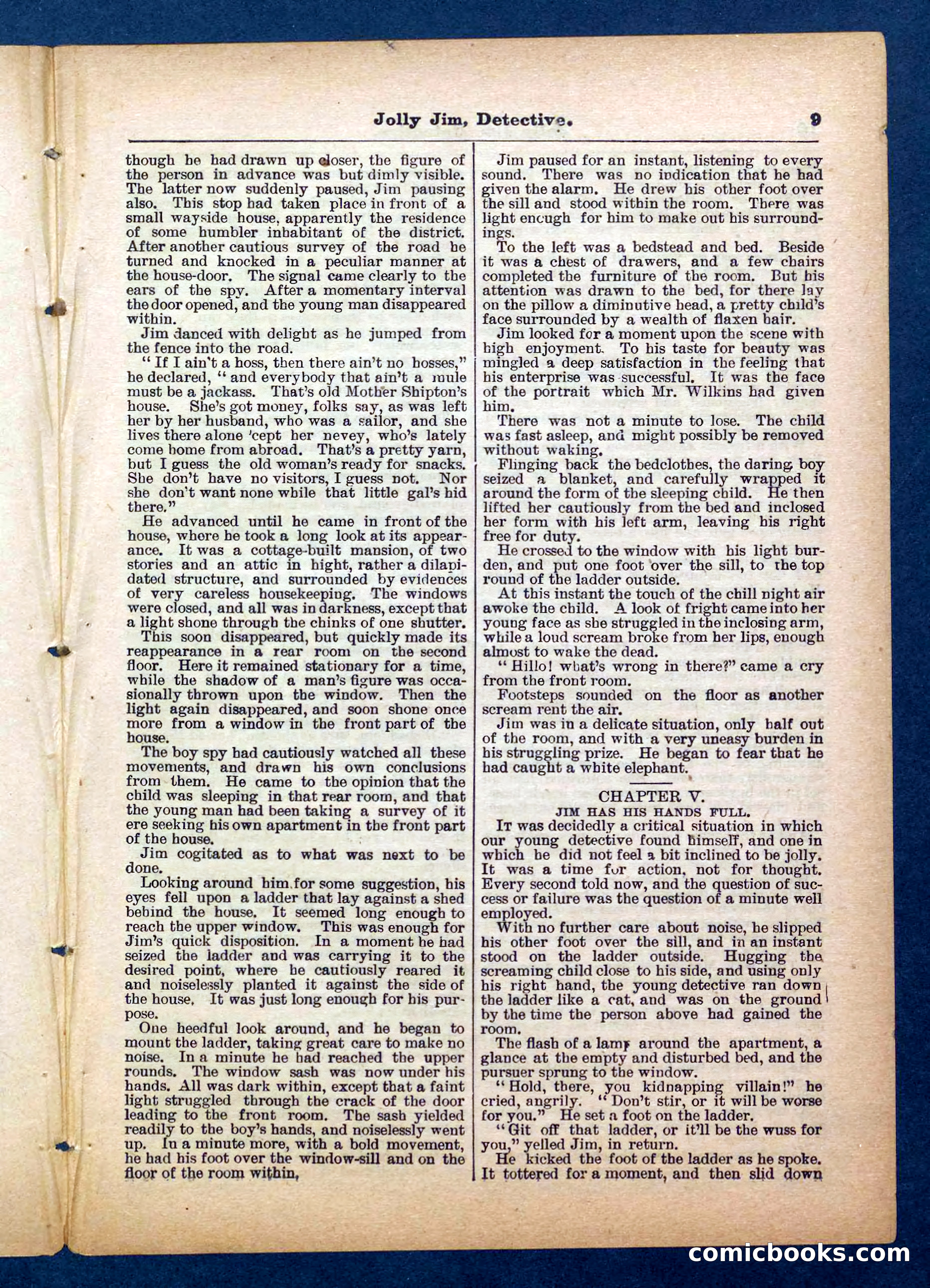 Beadle's Pocket Library No. 255: Jolly Jim, Detective — page 9 of 32