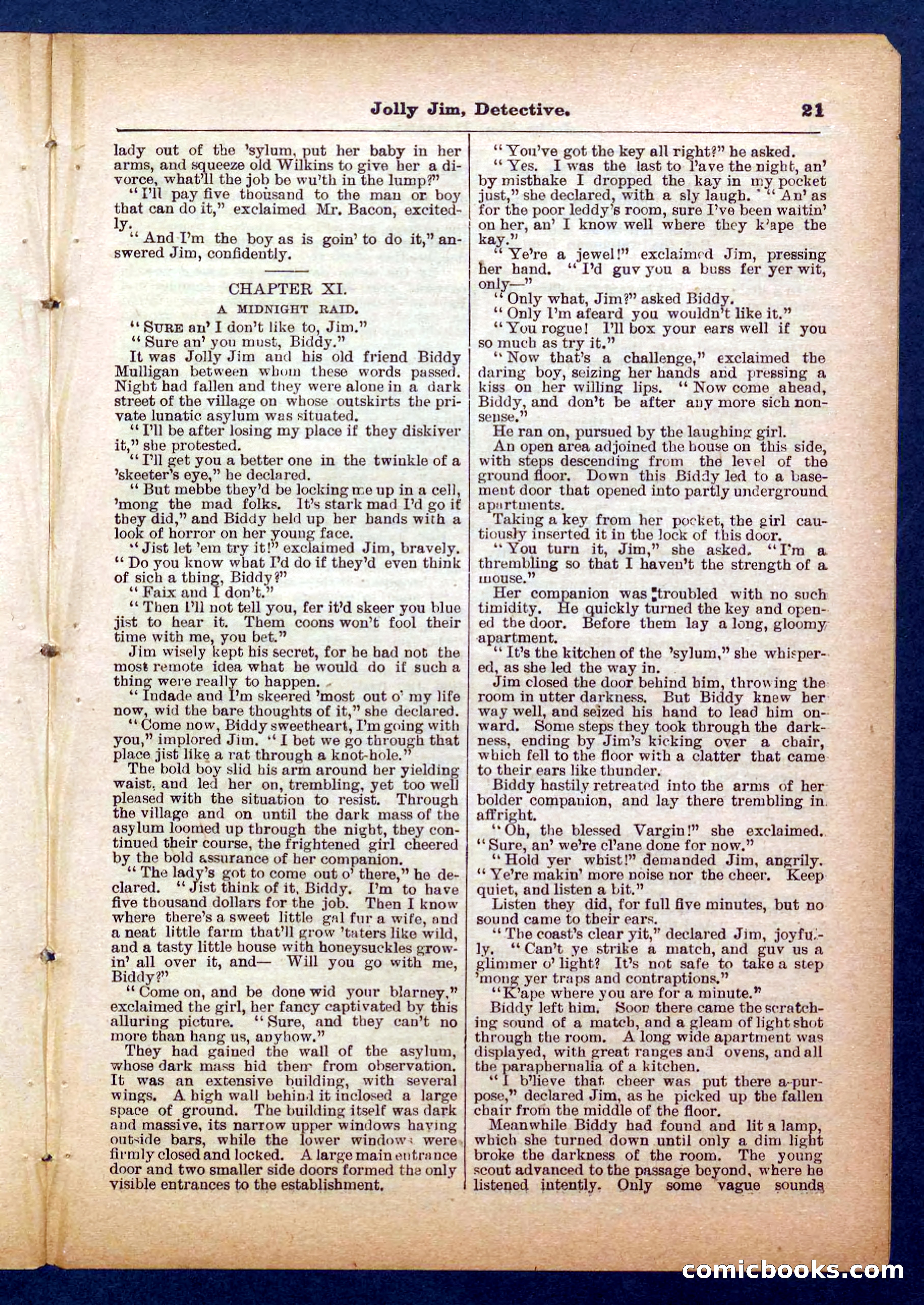 Beadle's Pocket Library No. 255: Jolly Jim, Detective — page 21 of 32