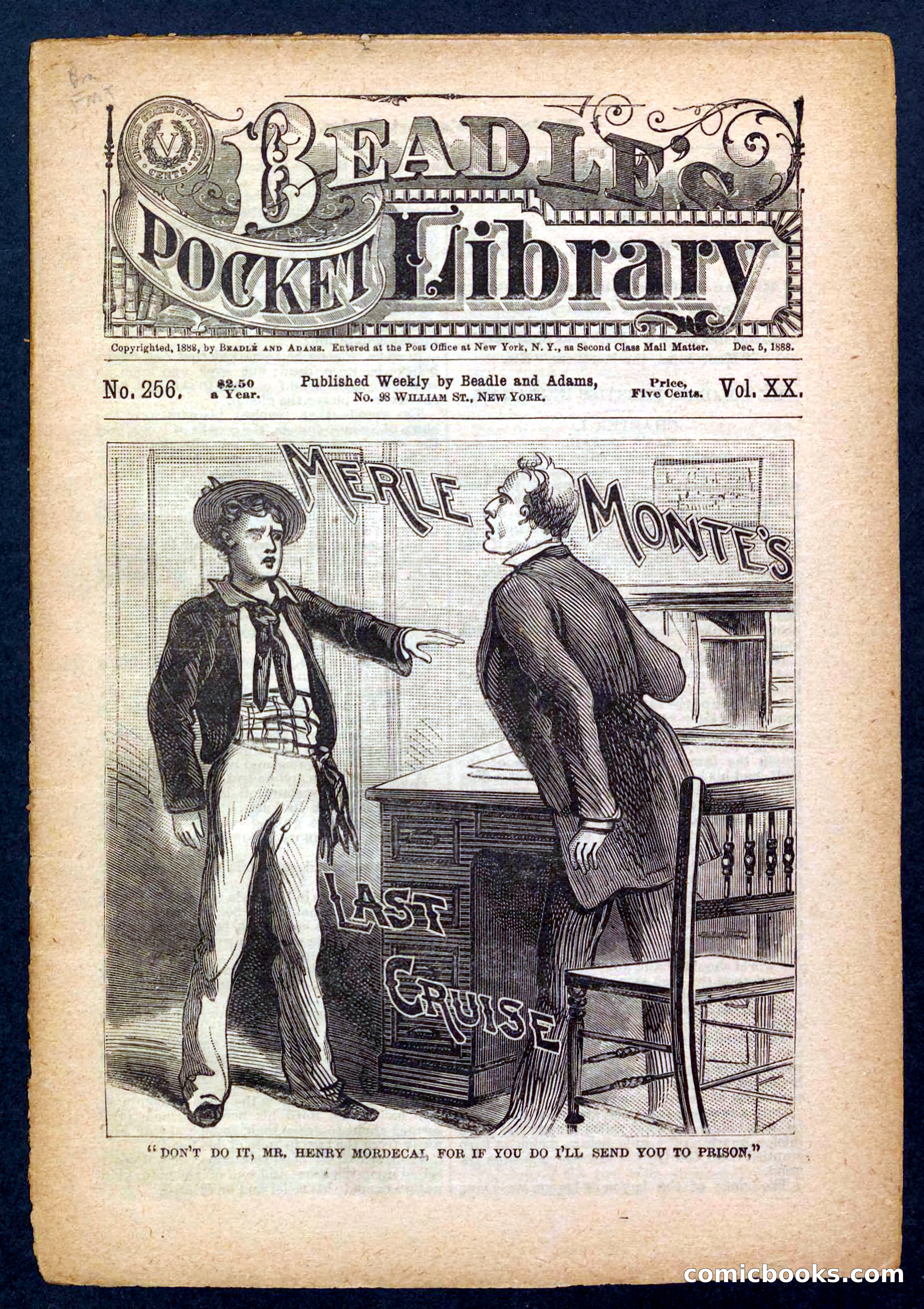 Beadle's Pocket Library No. 256 — page 1 of 32