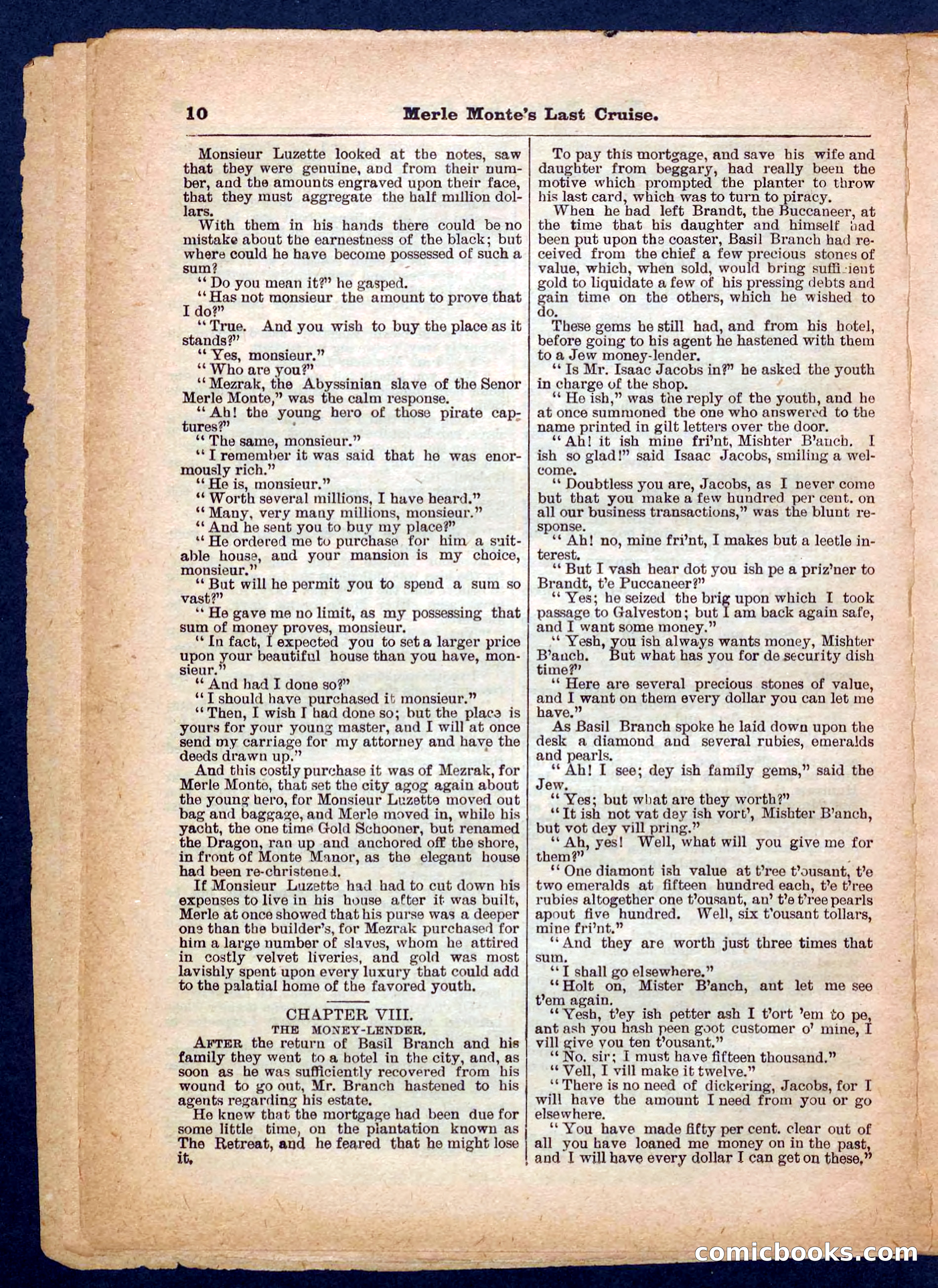 Beadle's Pocket Library No. 256 — page 10 of 32