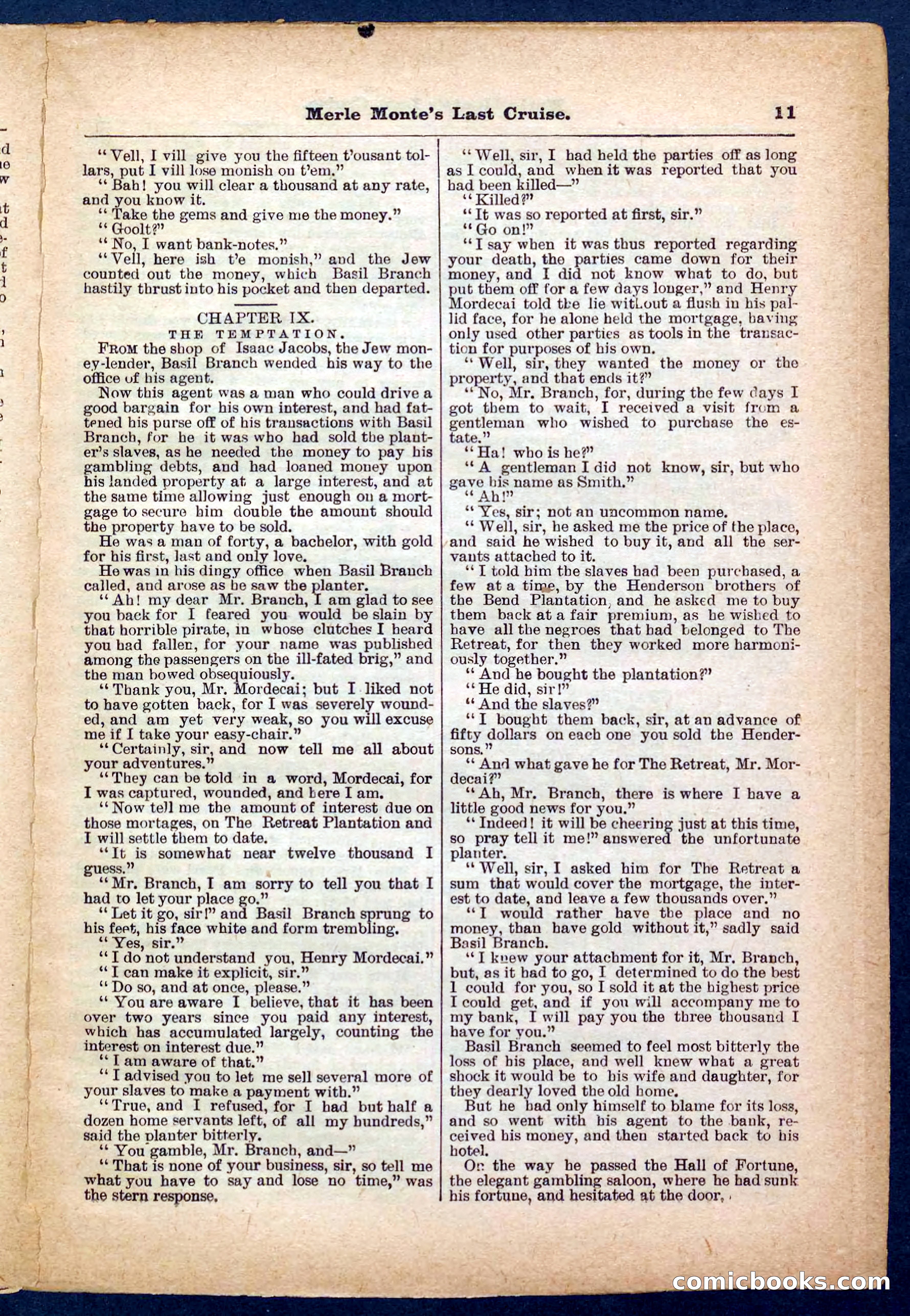 Beadle's Pocket Library No. 256 — page 11 of 32