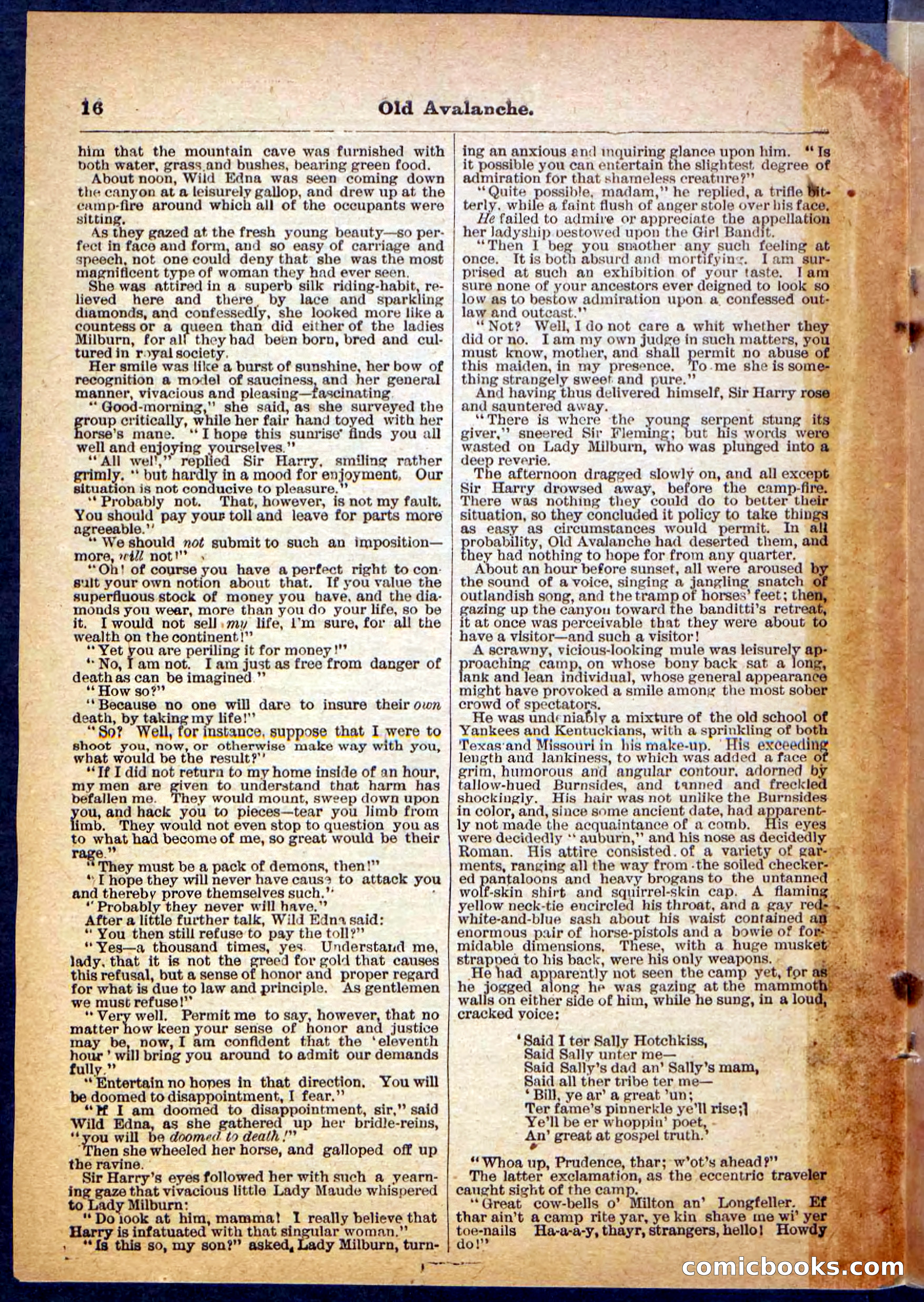 Beadle's Pocket Library, No. 26 — page 16 of 32