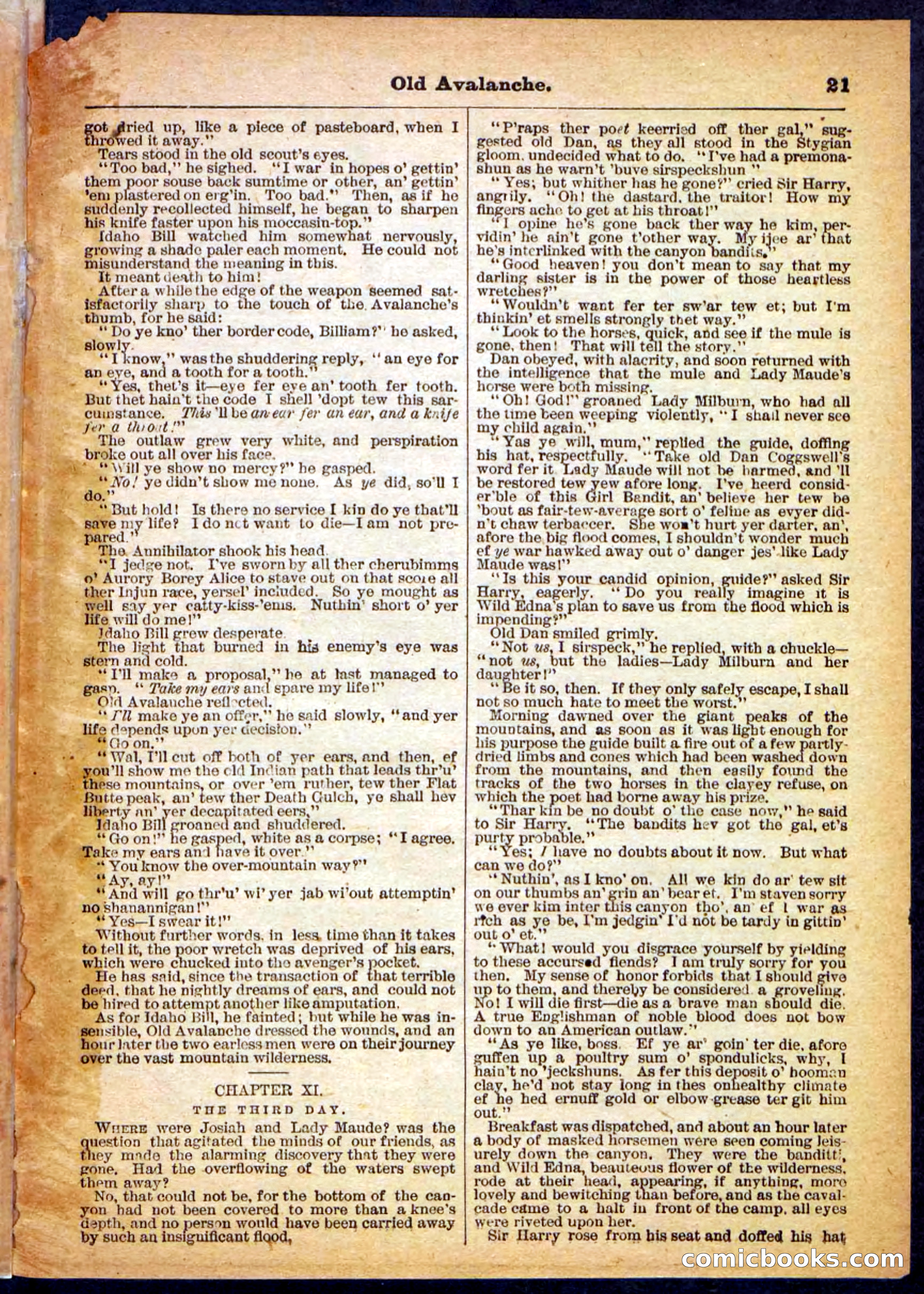 Beadle's Pocket Library, No. 26 — page 21 of 32