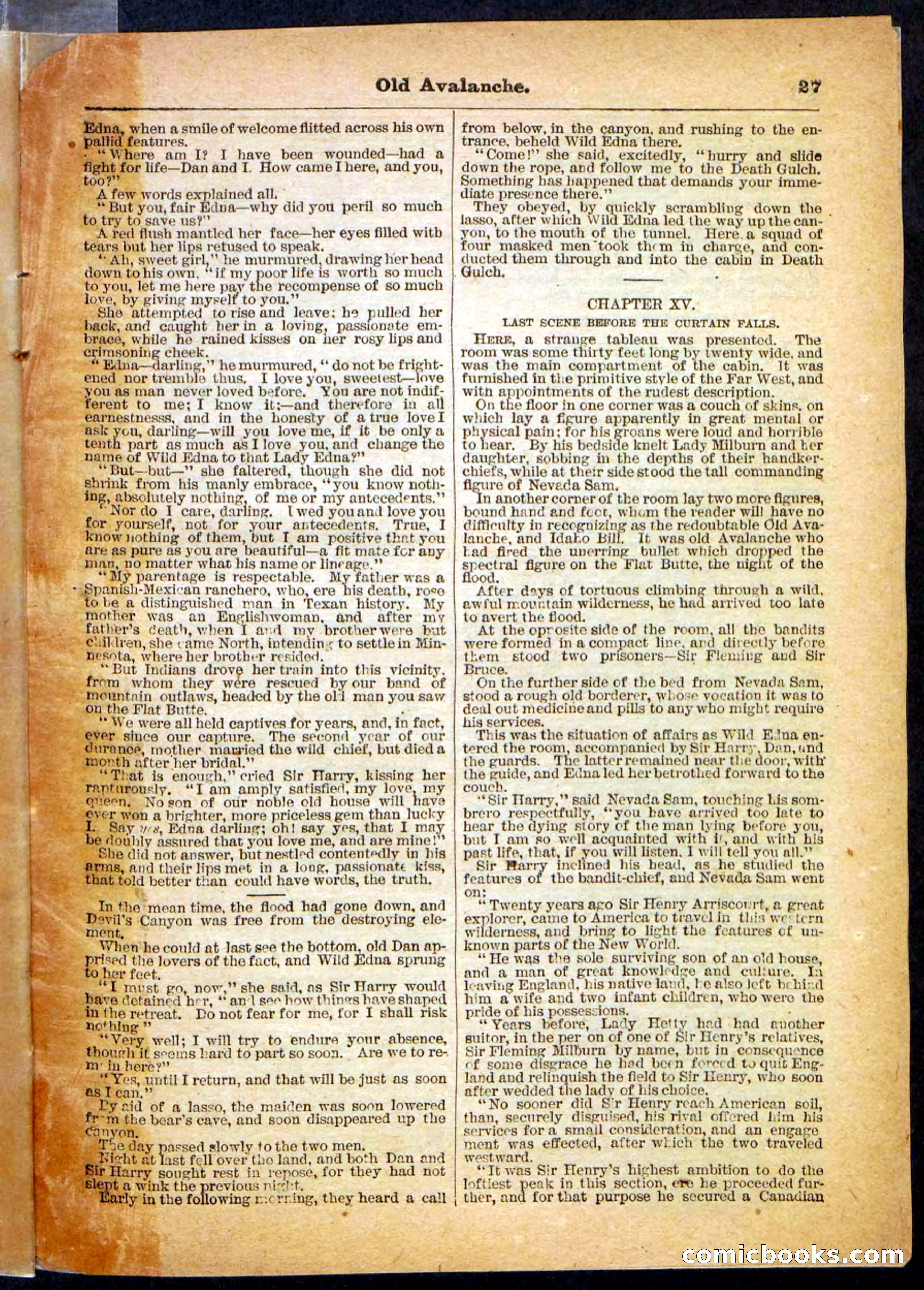 Beadle's Pocket Library, No. 26 — page 27 of 32