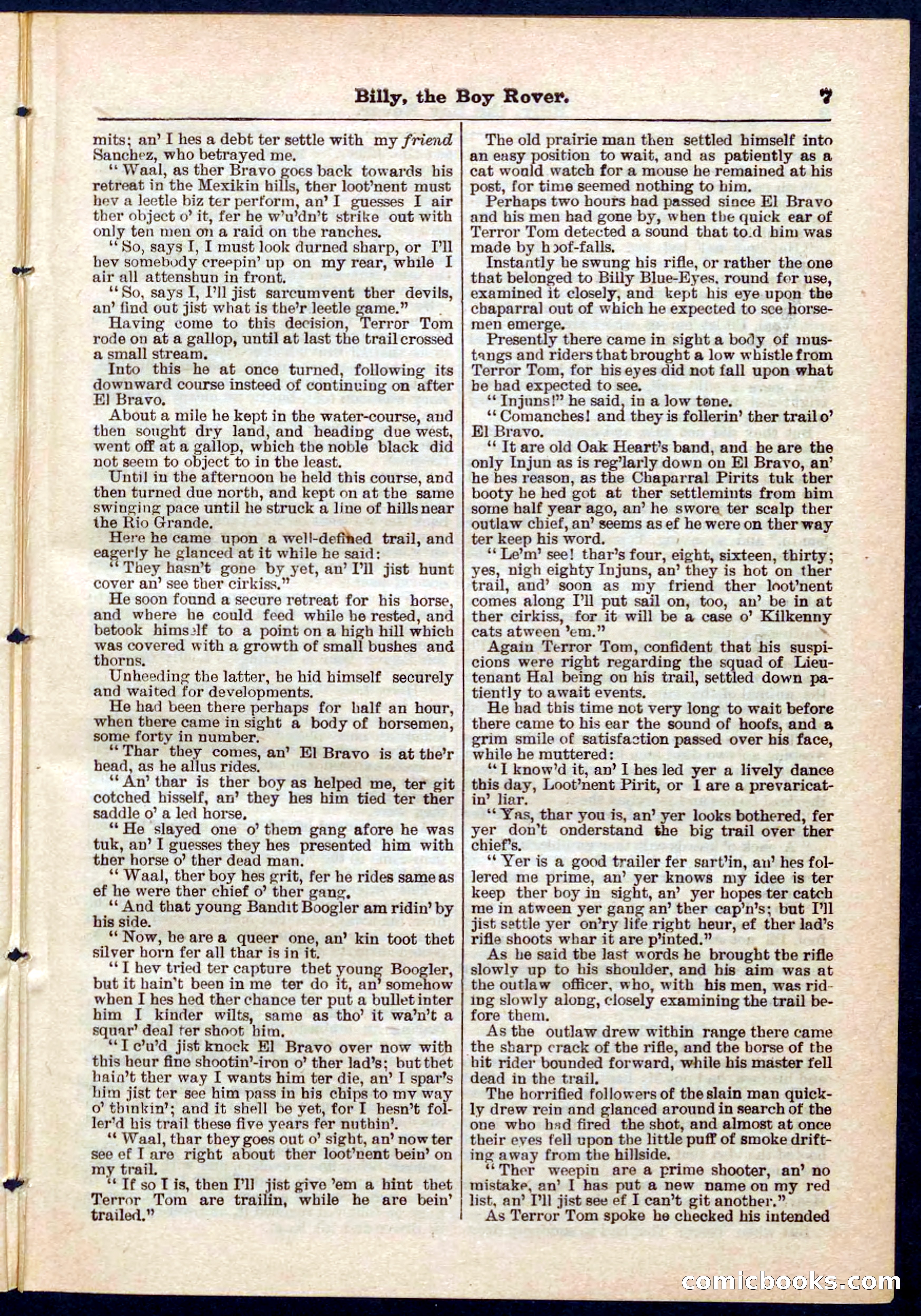 Beadle's Pocket Library No. 262 — page 7 of 32