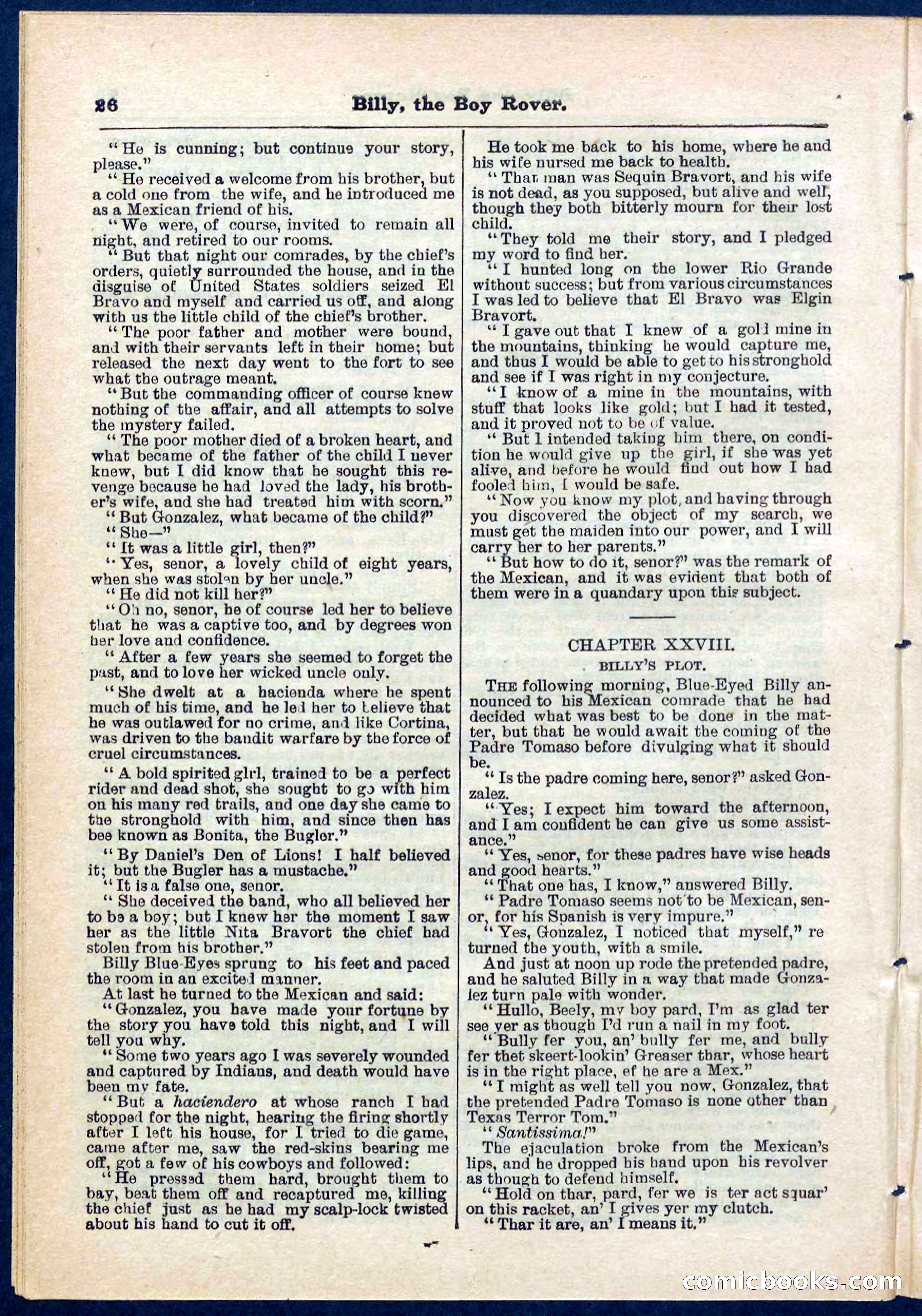 Beadle's Pocket Library No. 262 — page 26 of 32
