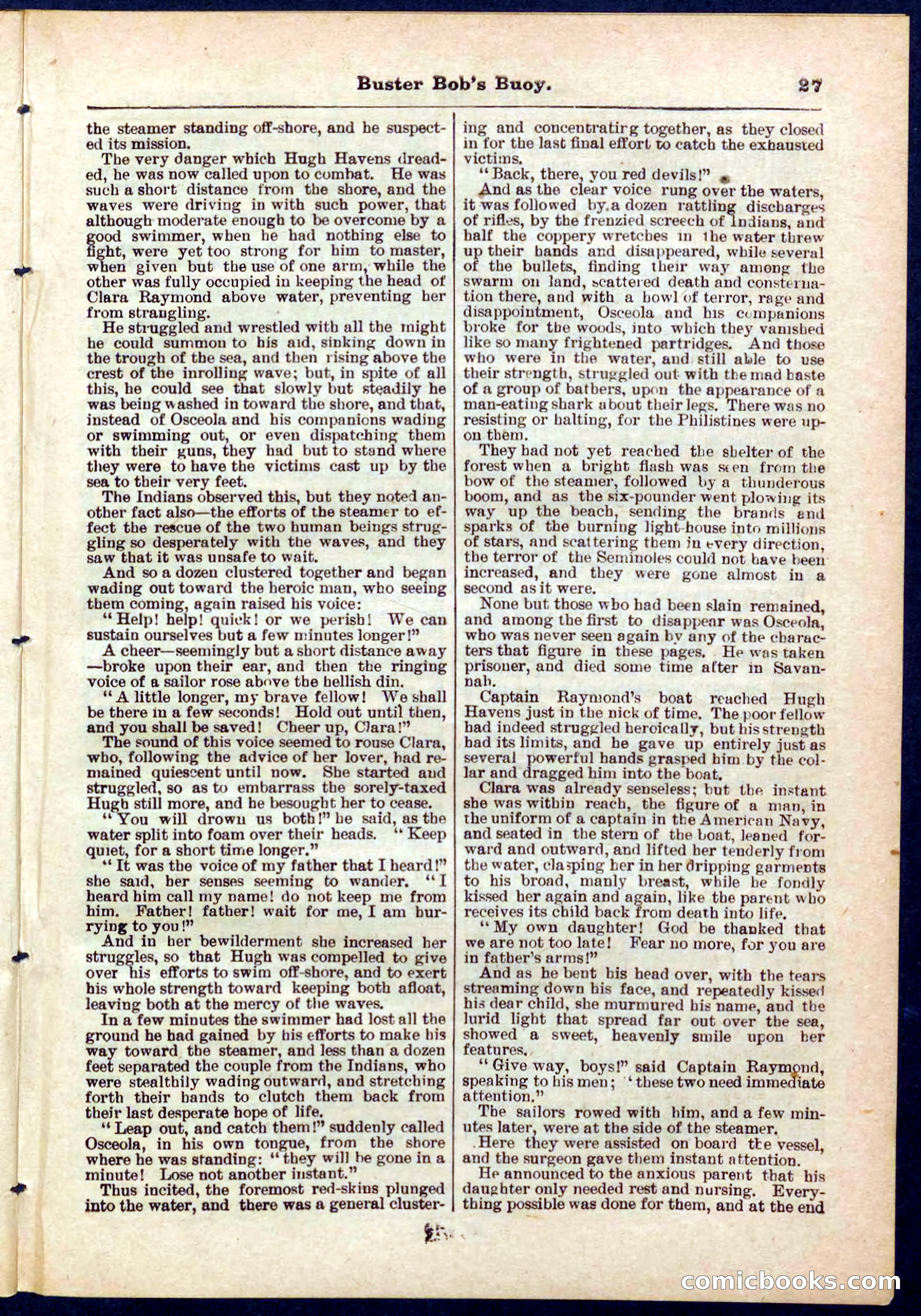 Beadle's Pocket Library No. 263 — page 27 of 32