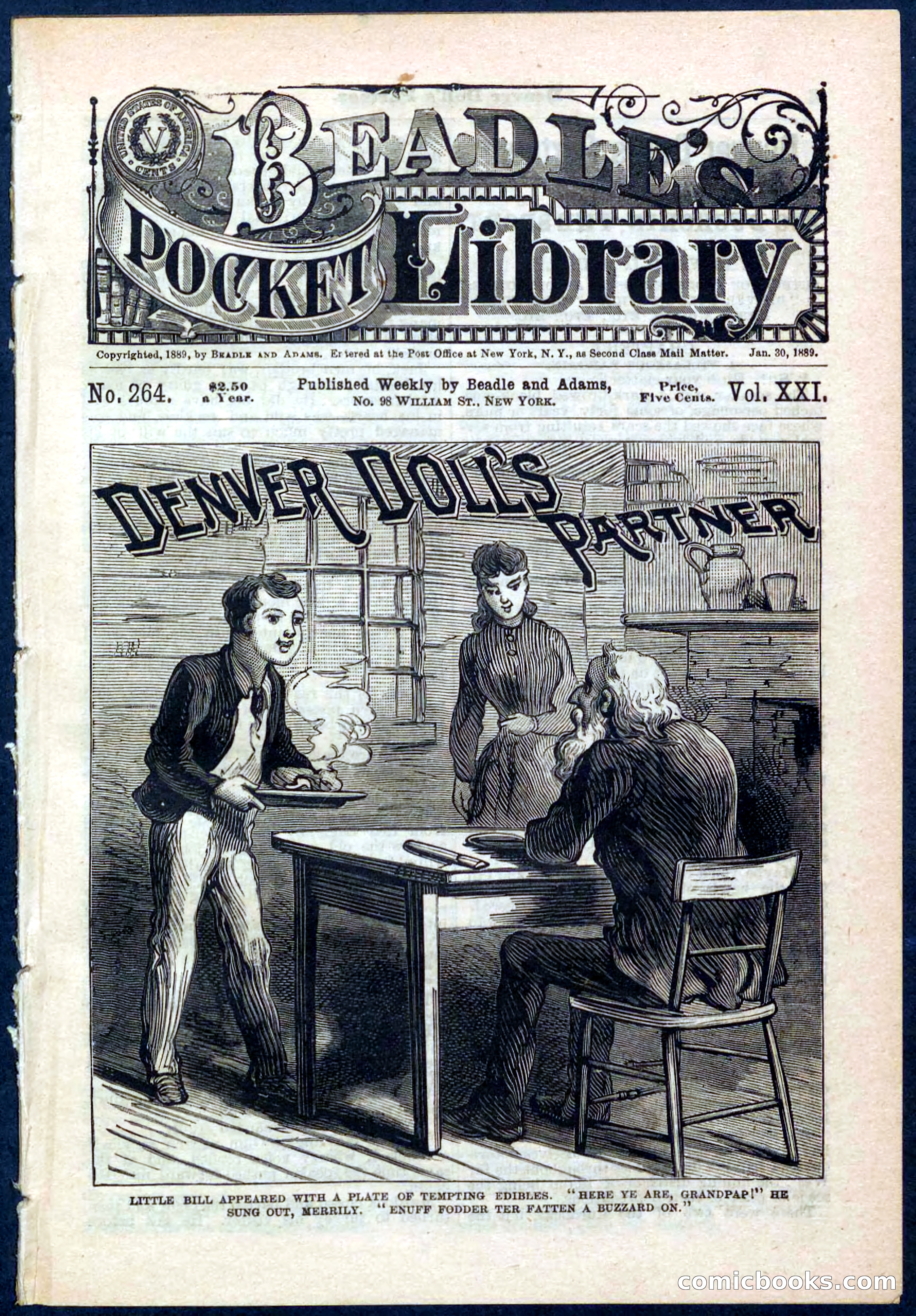Beadle's Pocket Library No. 264 — page 1 of 32