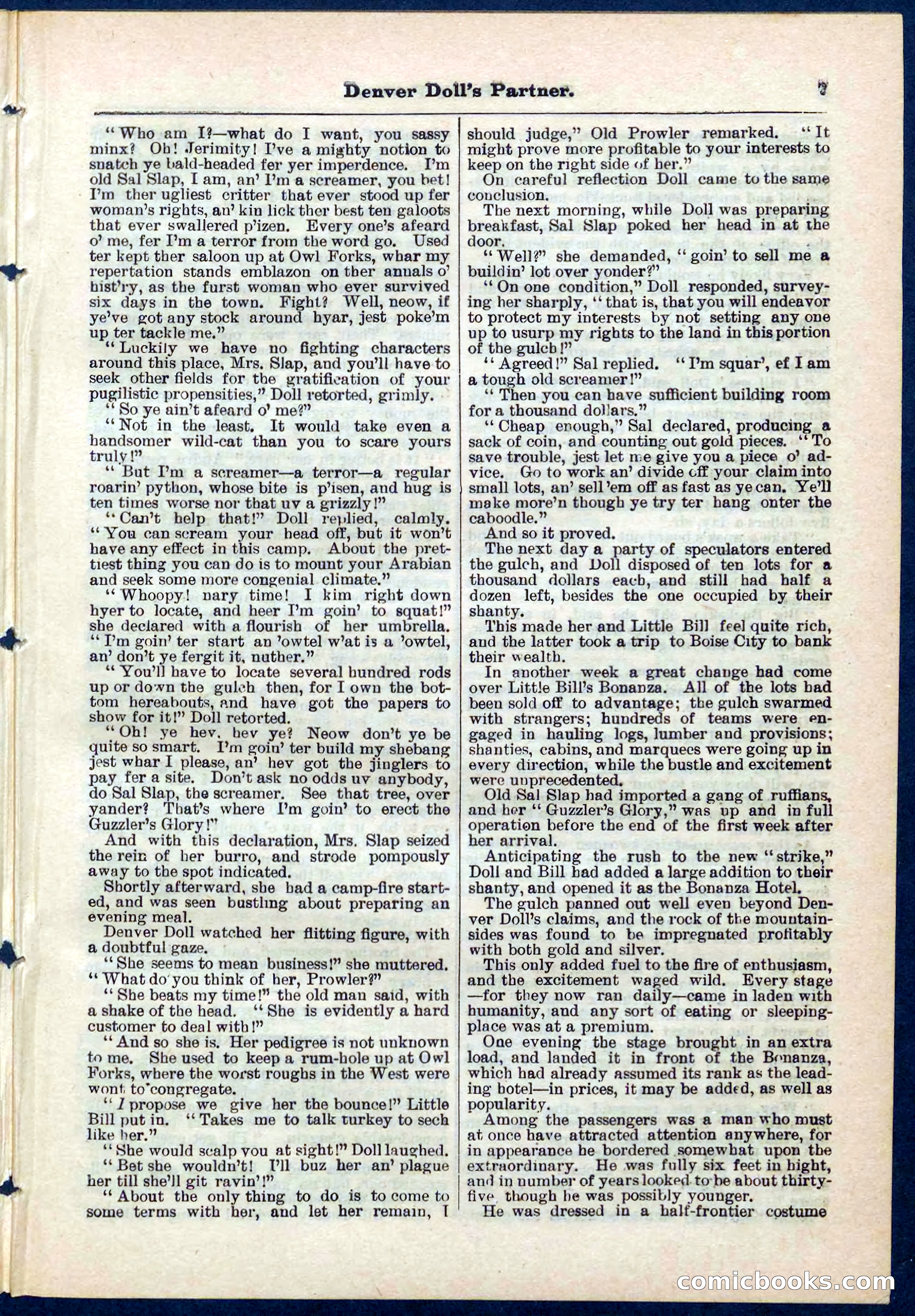 Beadle's Pocket Library No. 264 — page 7 of 32