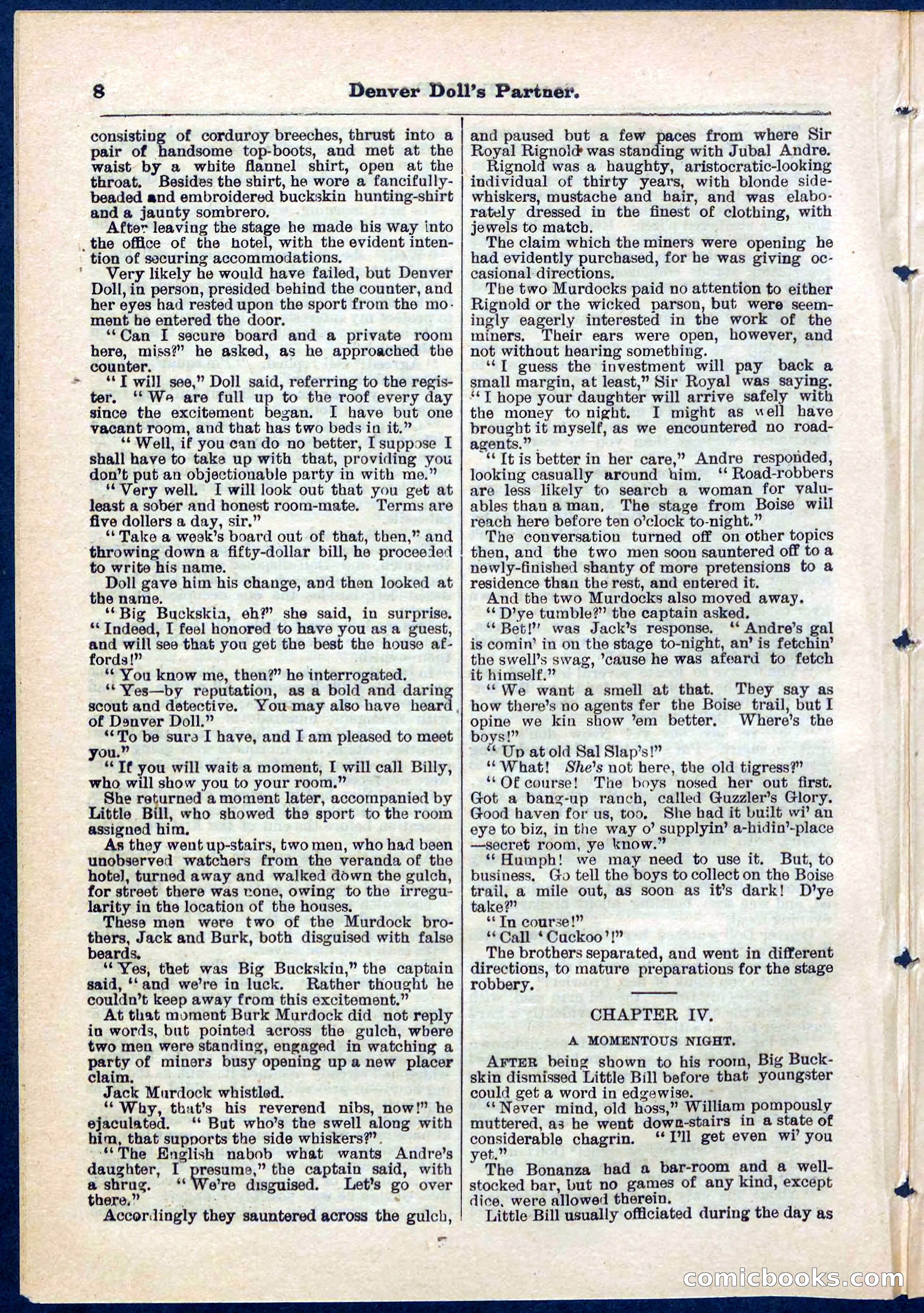 Beadle's Pocket Library No. 264 — page 8 of 32