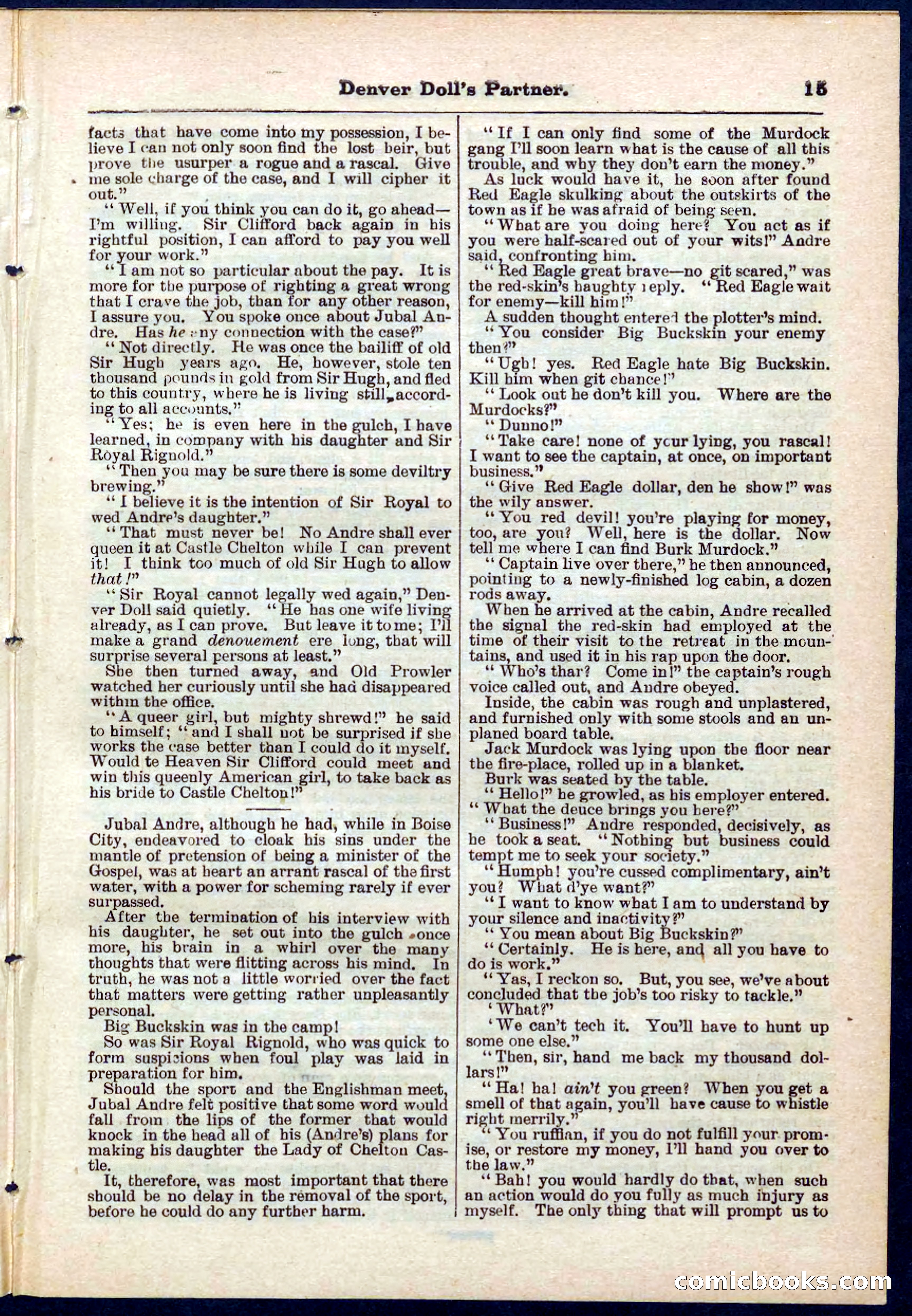 Beadle's Pocket Library No. 264 — page 15 of 32