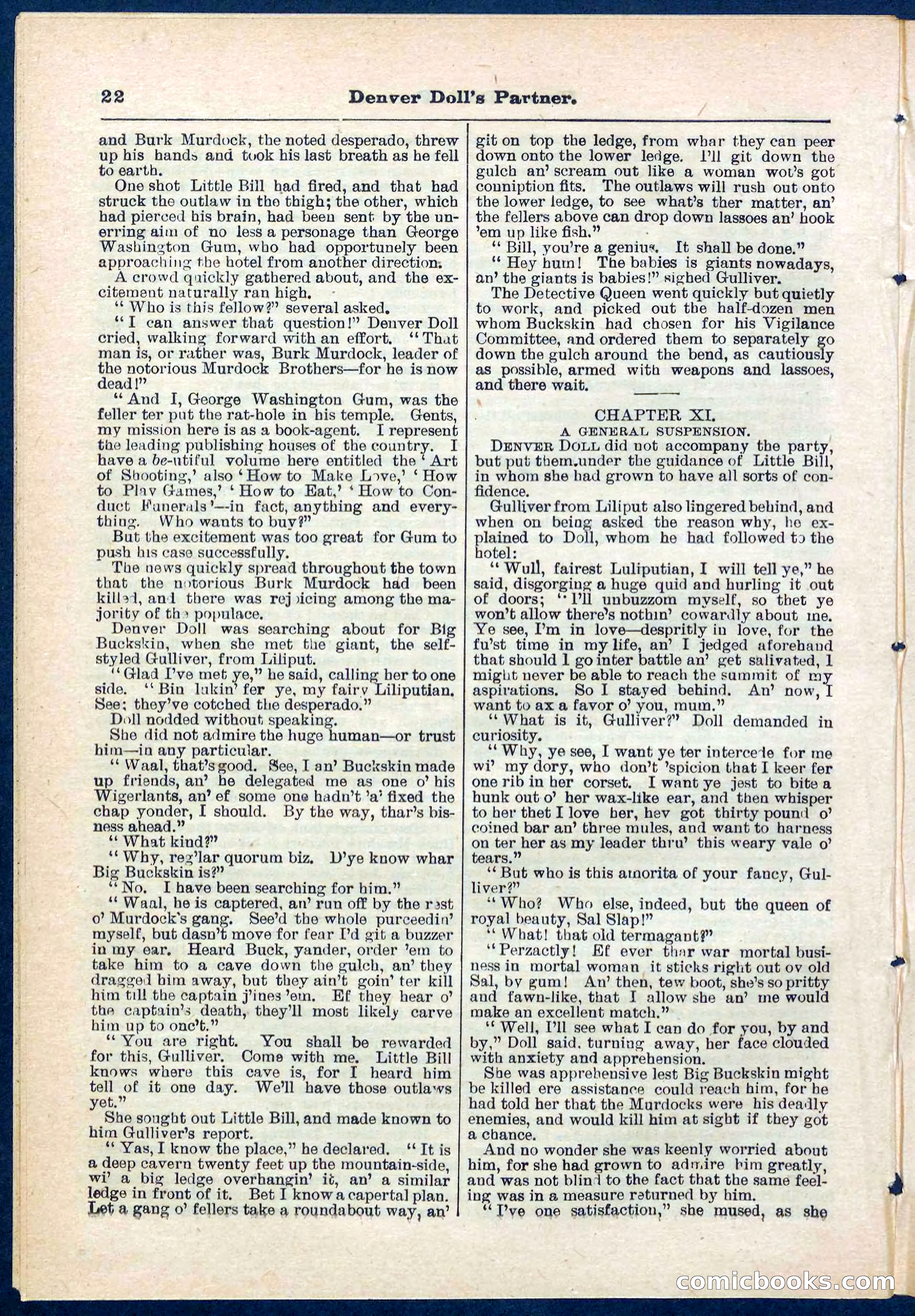 Beadle's Pocket Library No. 264 — page 22 of 32