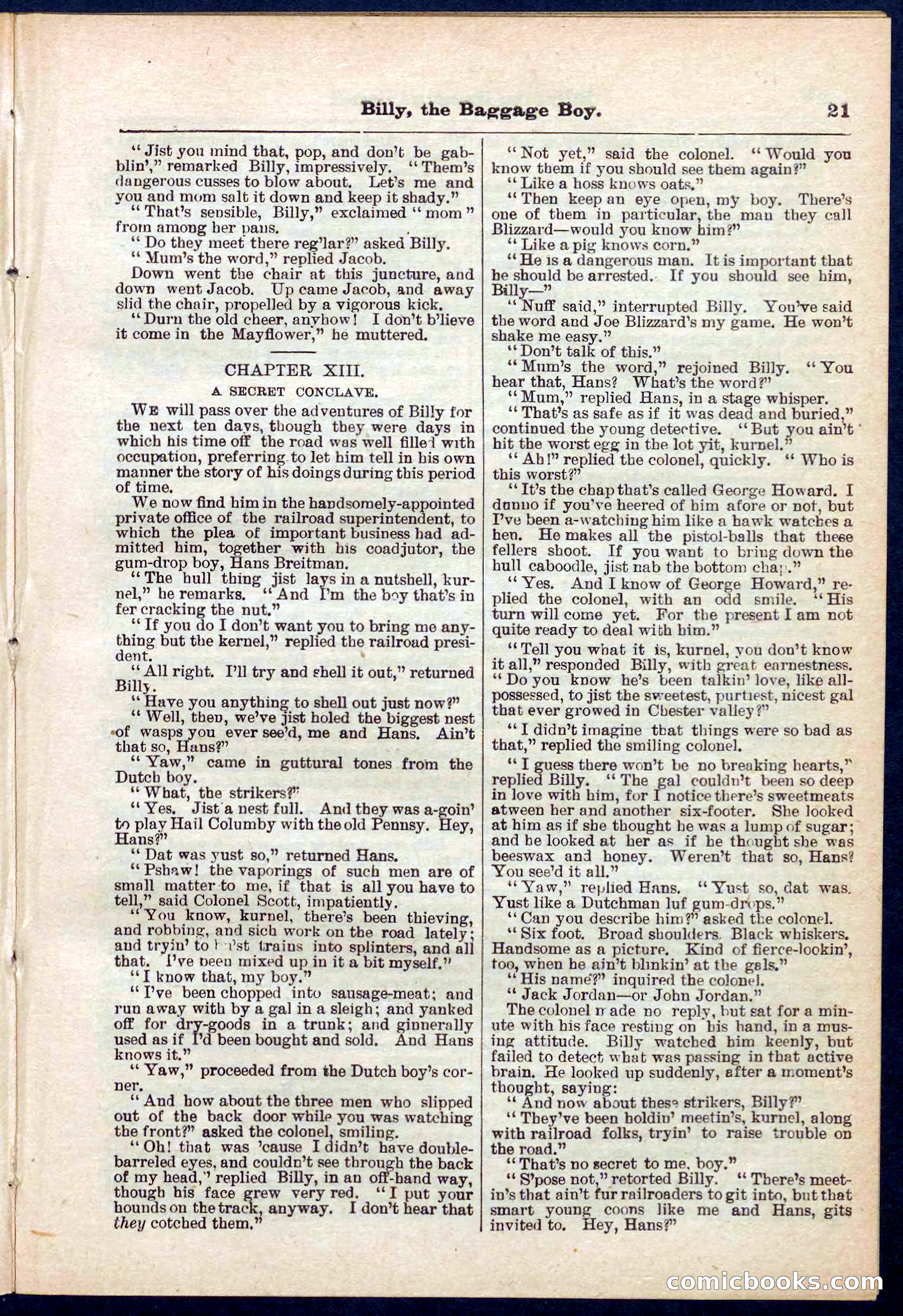 Beadle's Pocket Library No. 265 — page 21 of 48