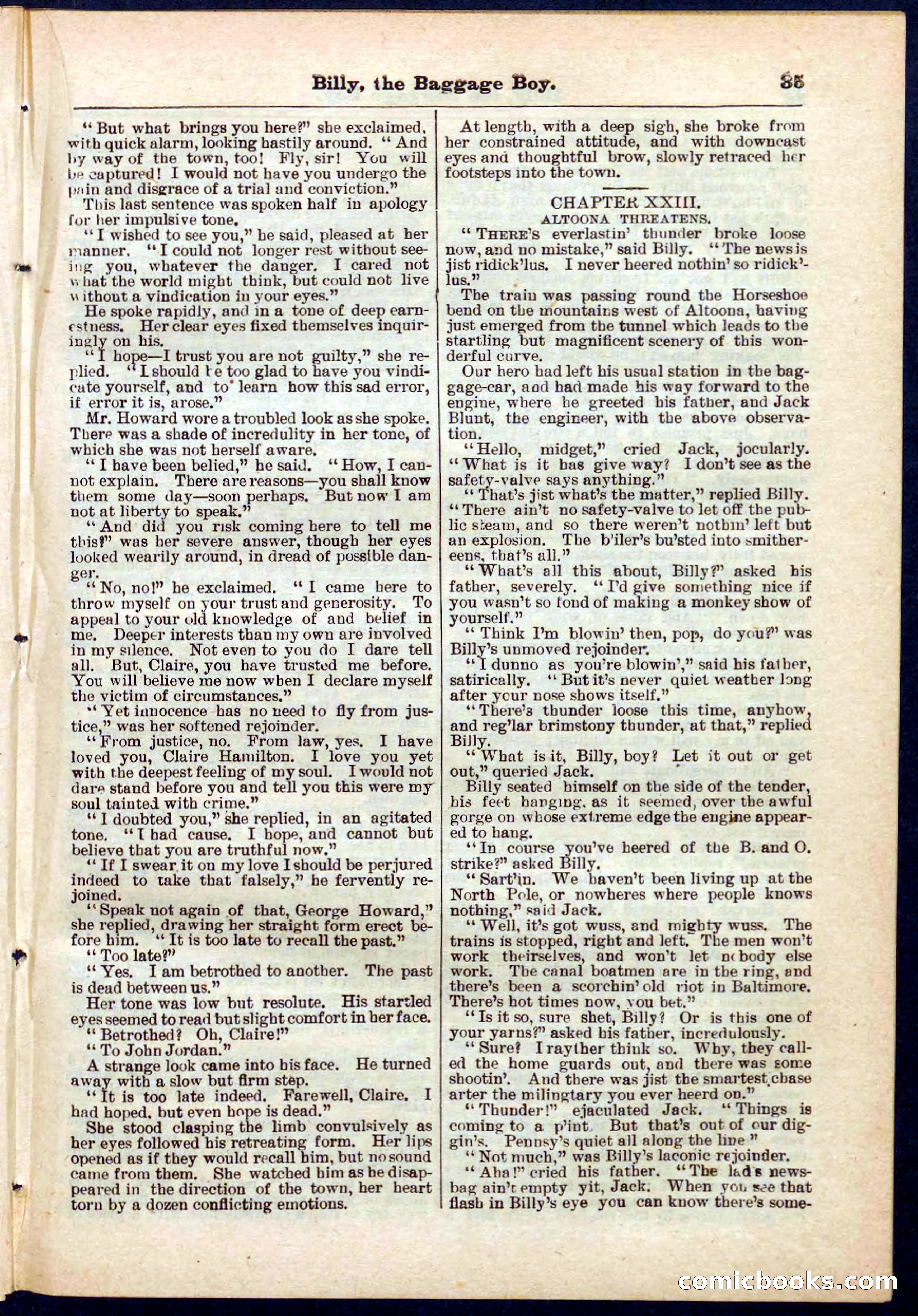 Beadle's Pocket Library No. 265 — page 35 of 48