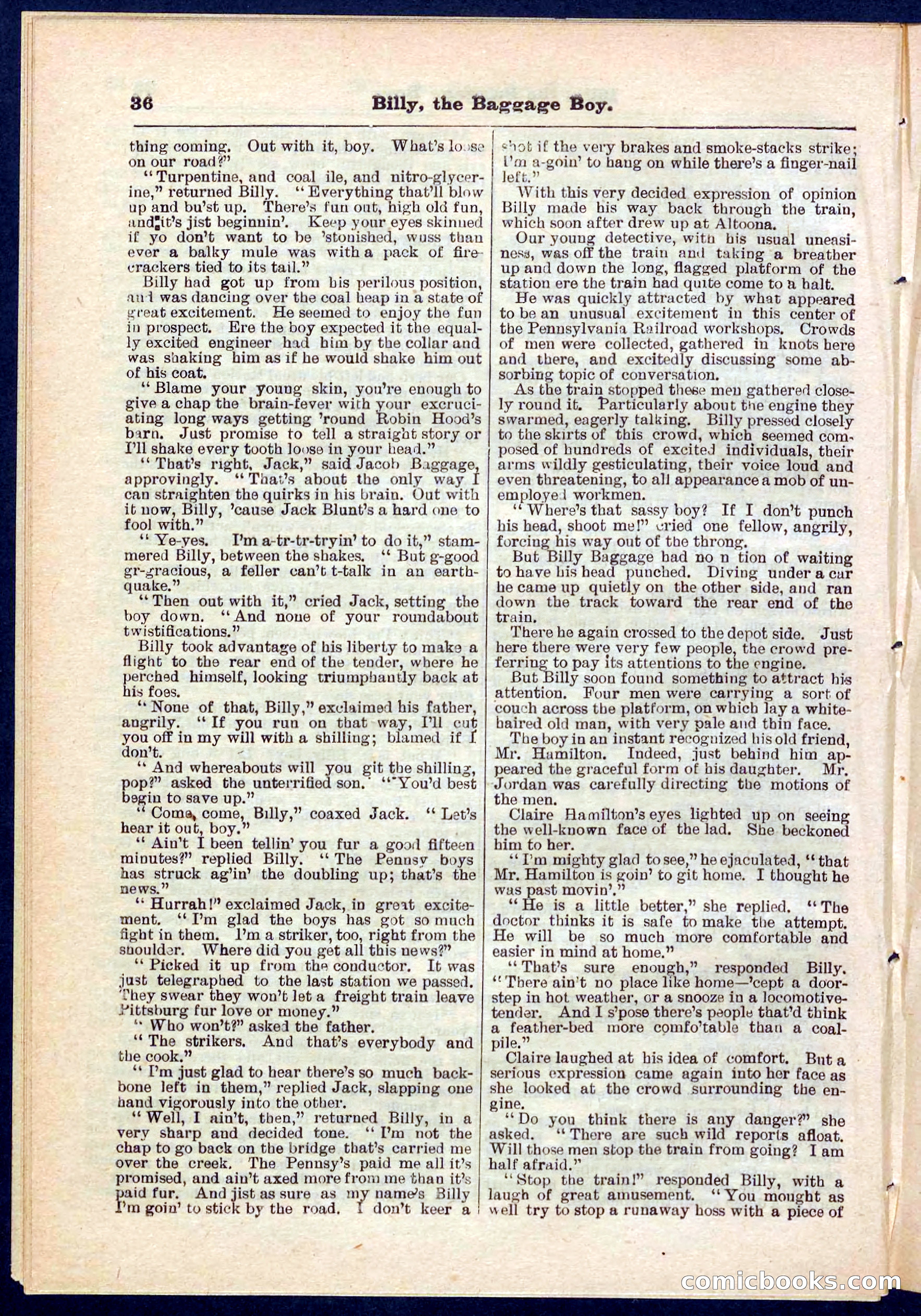 Beadle's Pocket Library No. 265 — page 36 of 48