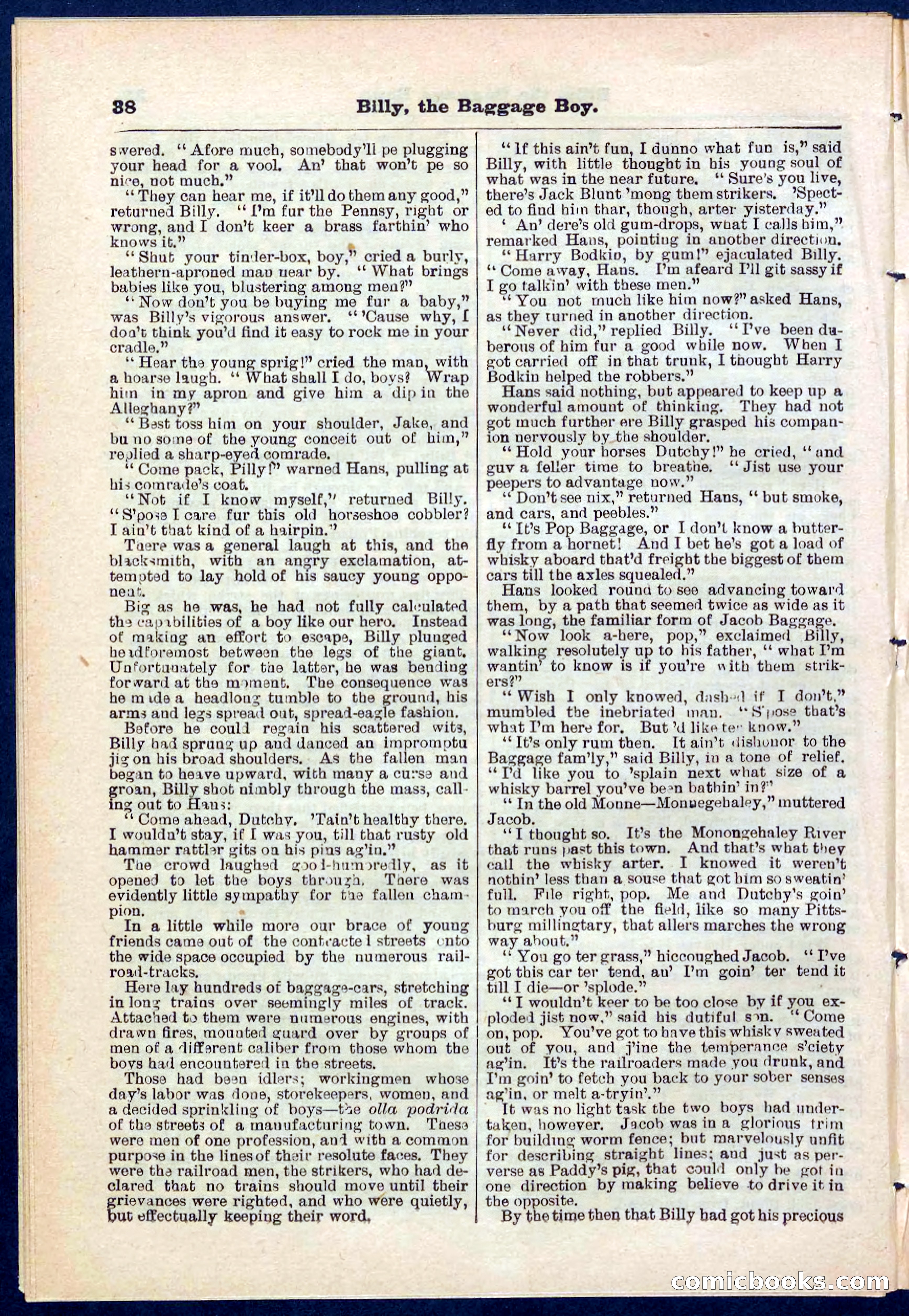 Beadle's Pocket Library No. 265 — page 38 of 48