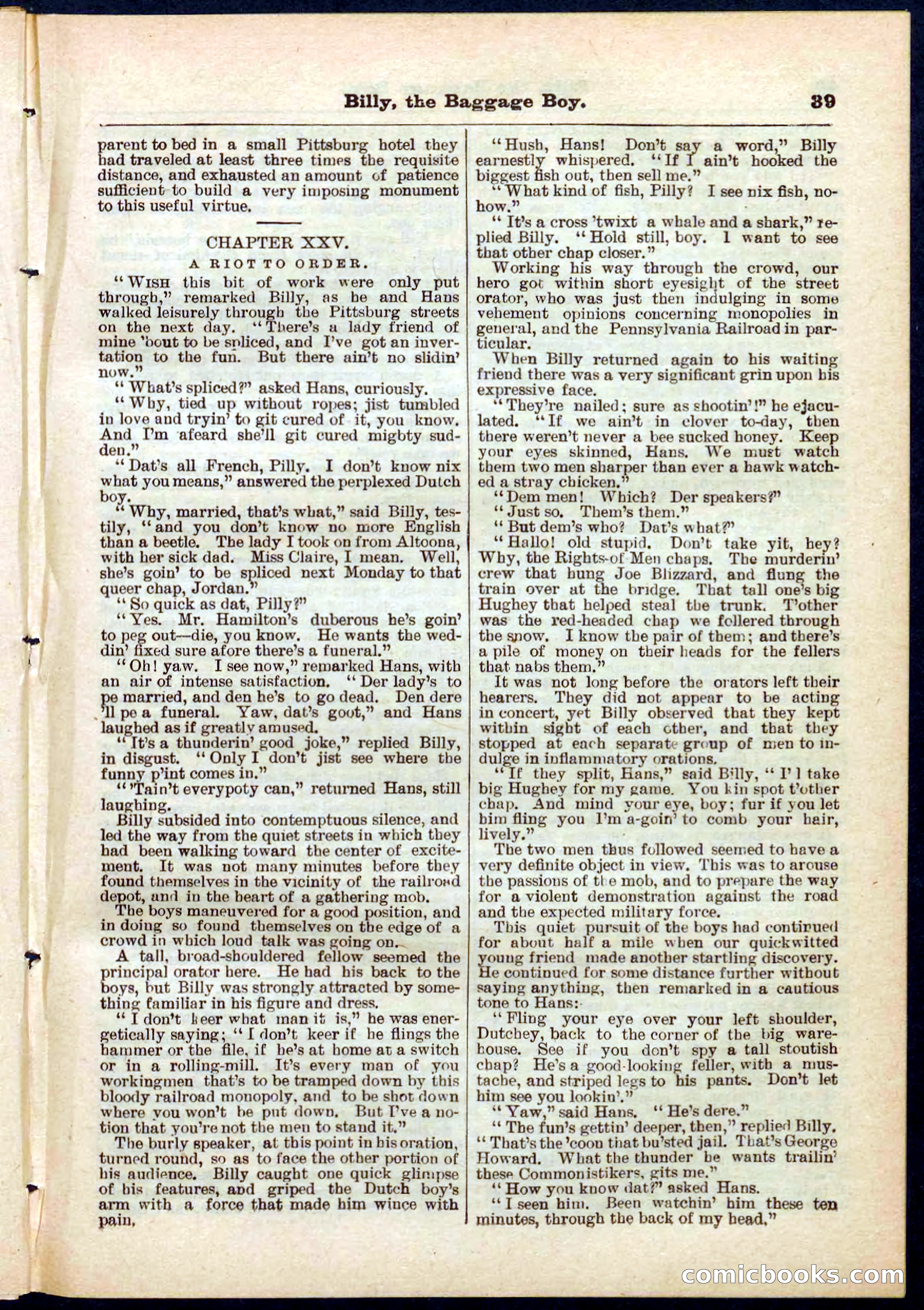 Beadle's Pocket Library No. 265 — page 39 of 48