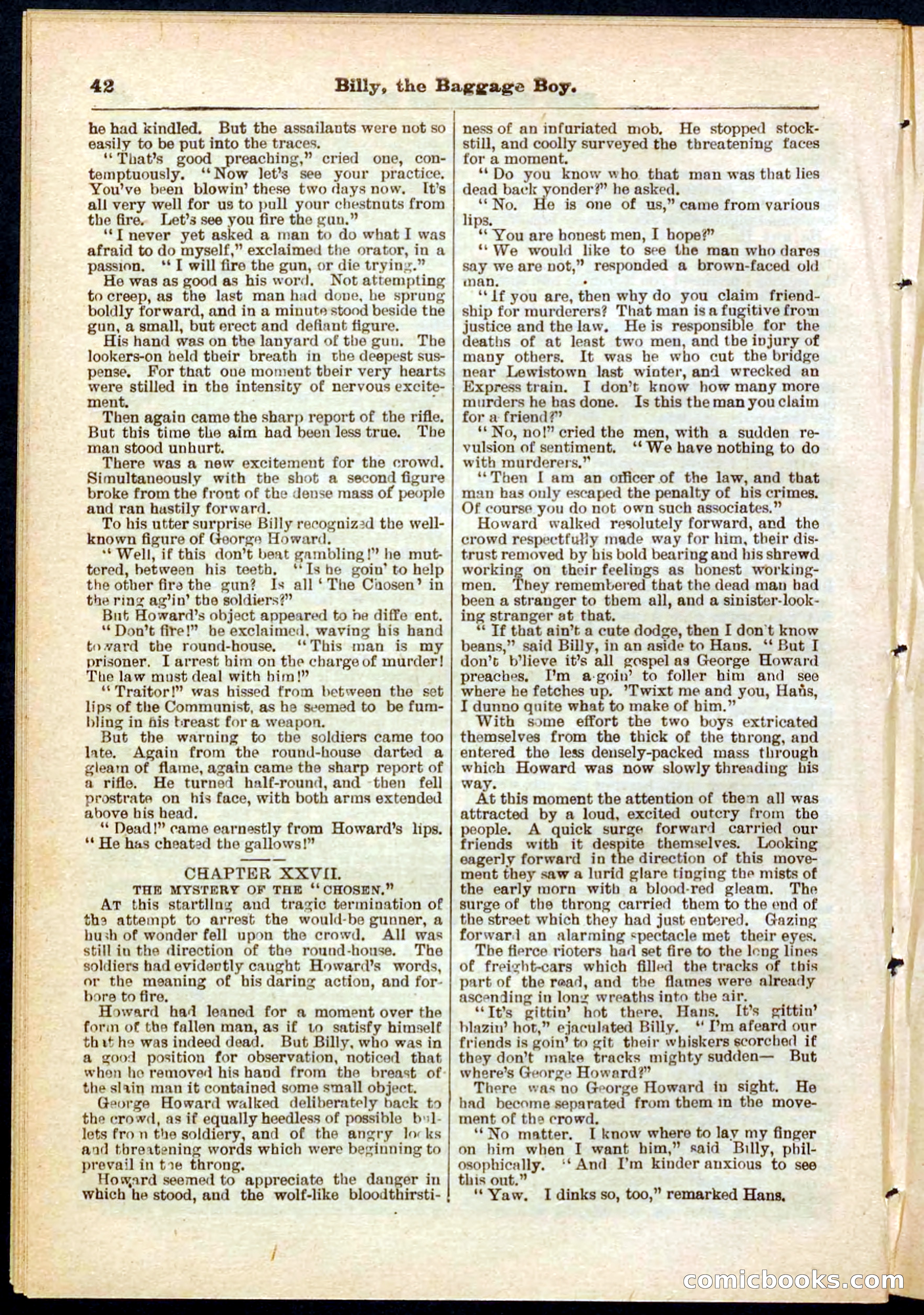 Beadle's Pocket Library No. 265 — page 42 of 48