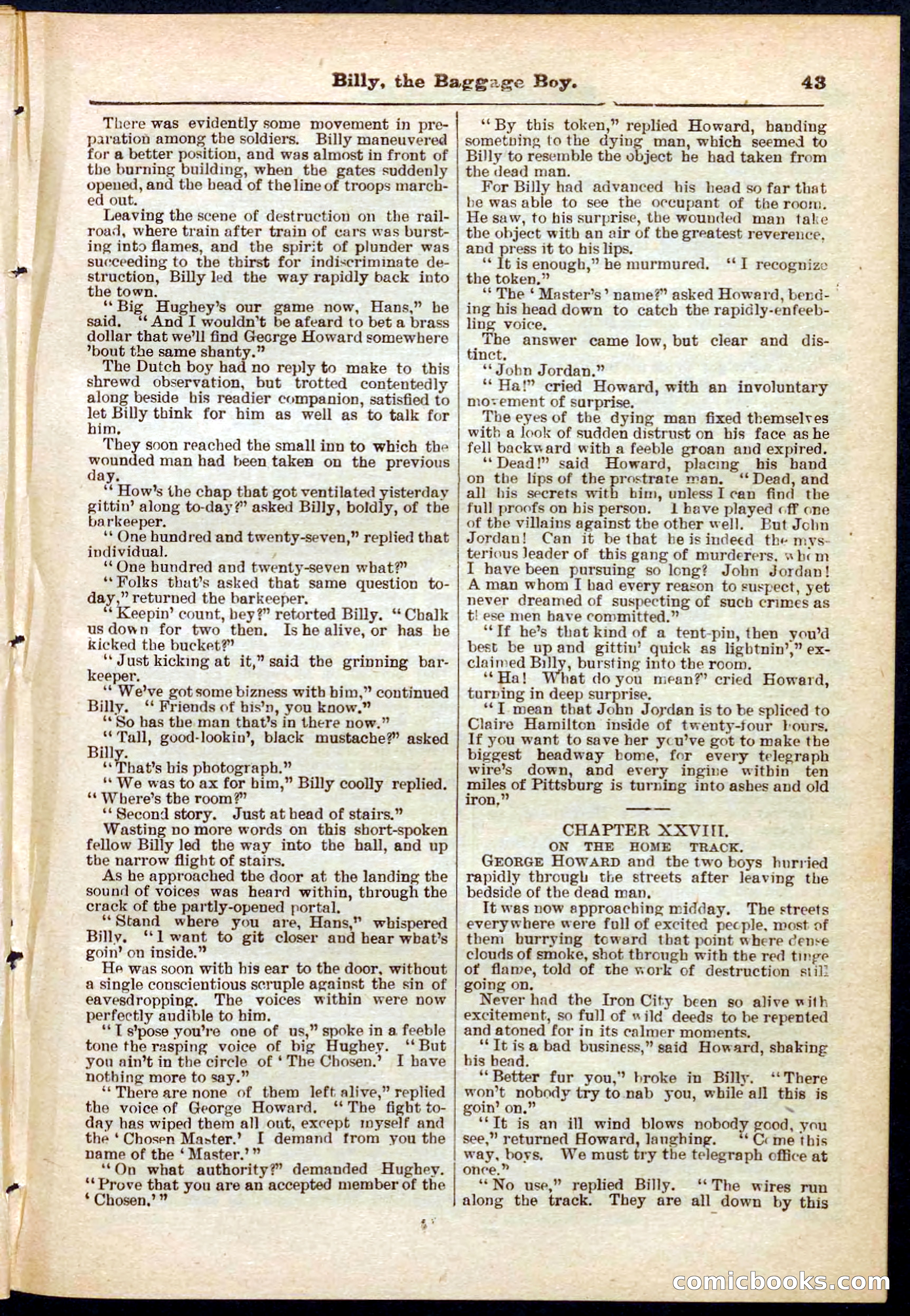 Beadle's Pocket Library No. 265 — page 43 of 48