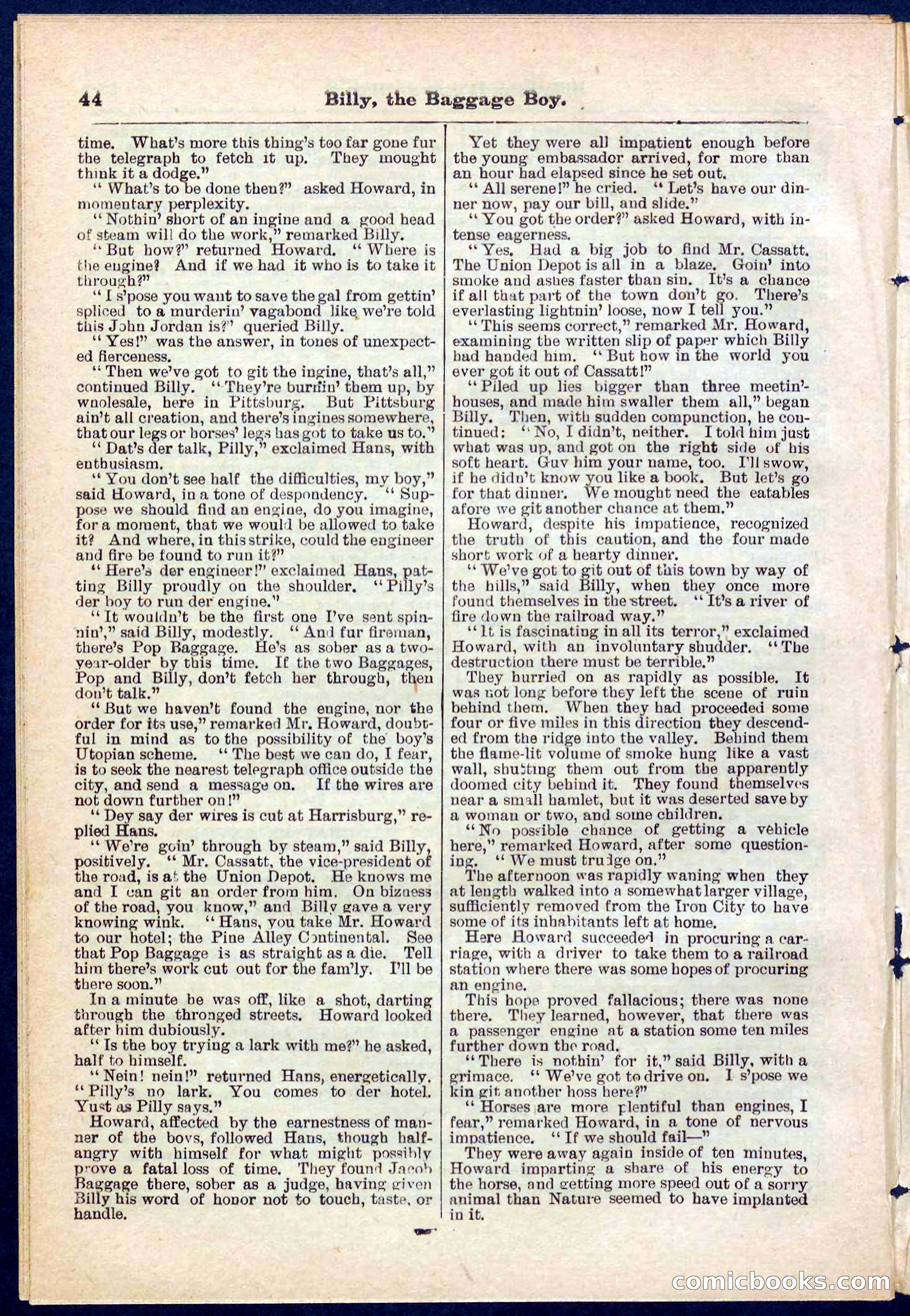 Beadle's Pocket Library No. 265 — page 44 of 48