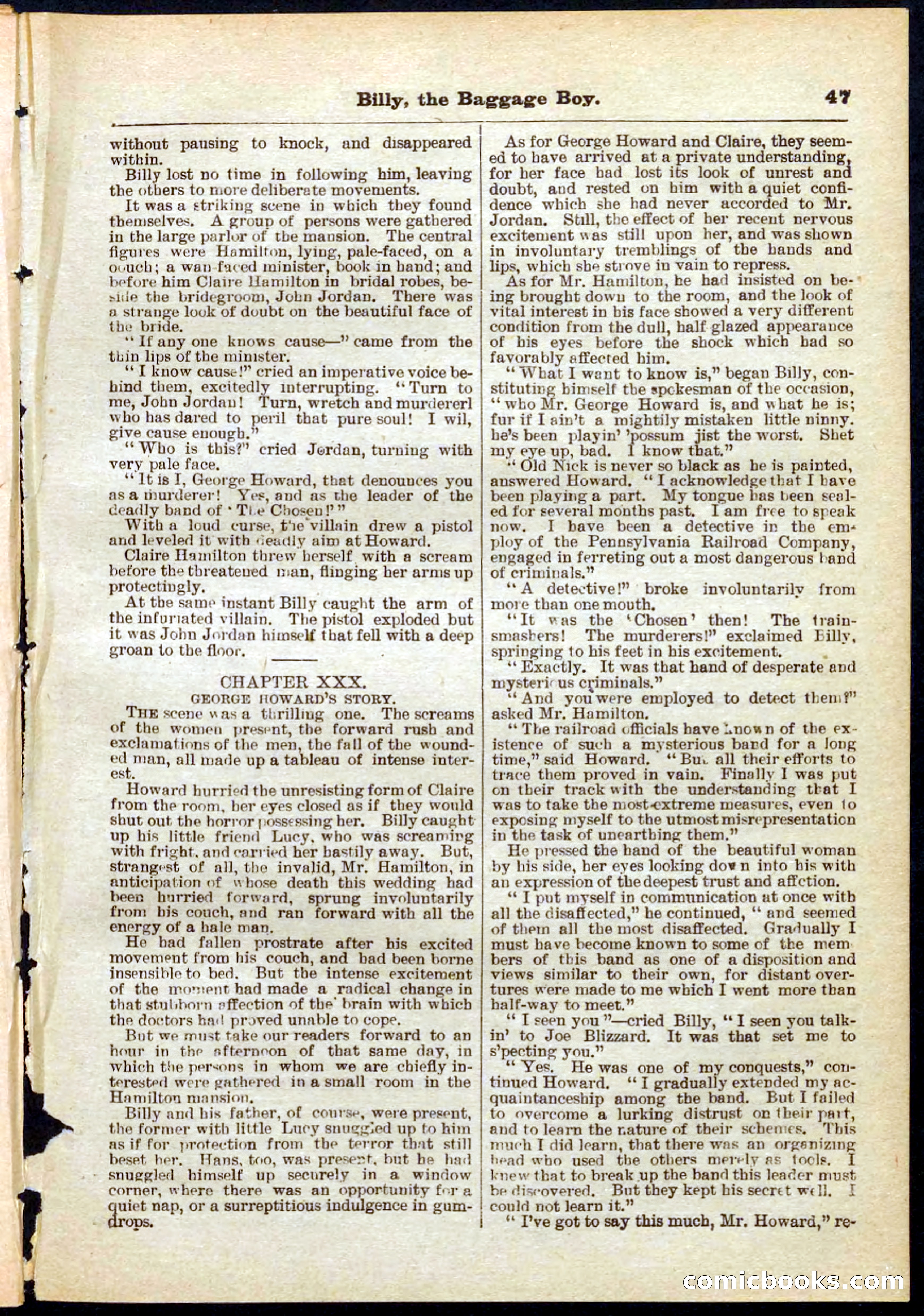 Beadle's Pocket Library No. 265 — page 47 of 48