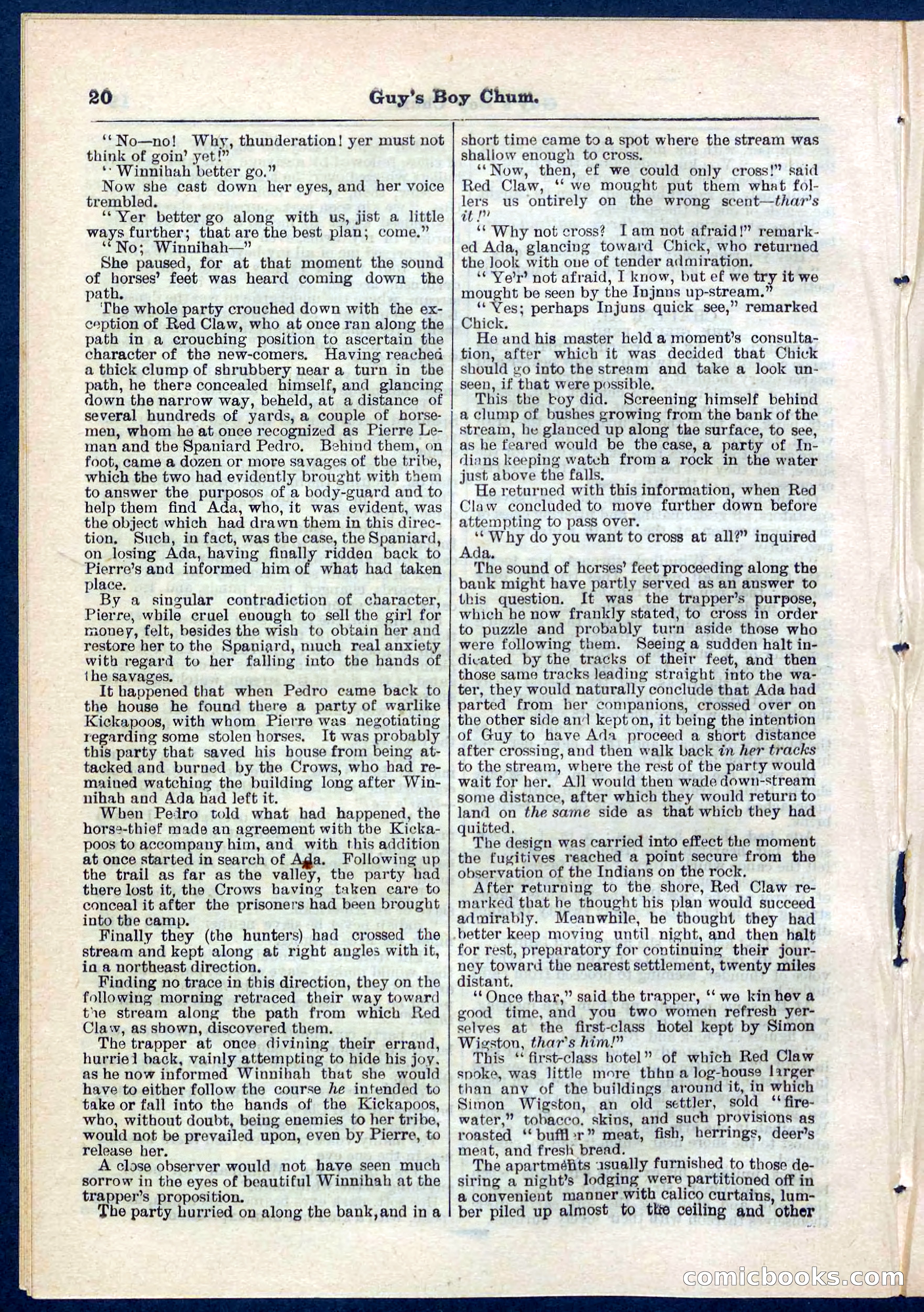 Beadle's Pocket Library No. 266 — page 20 of 32