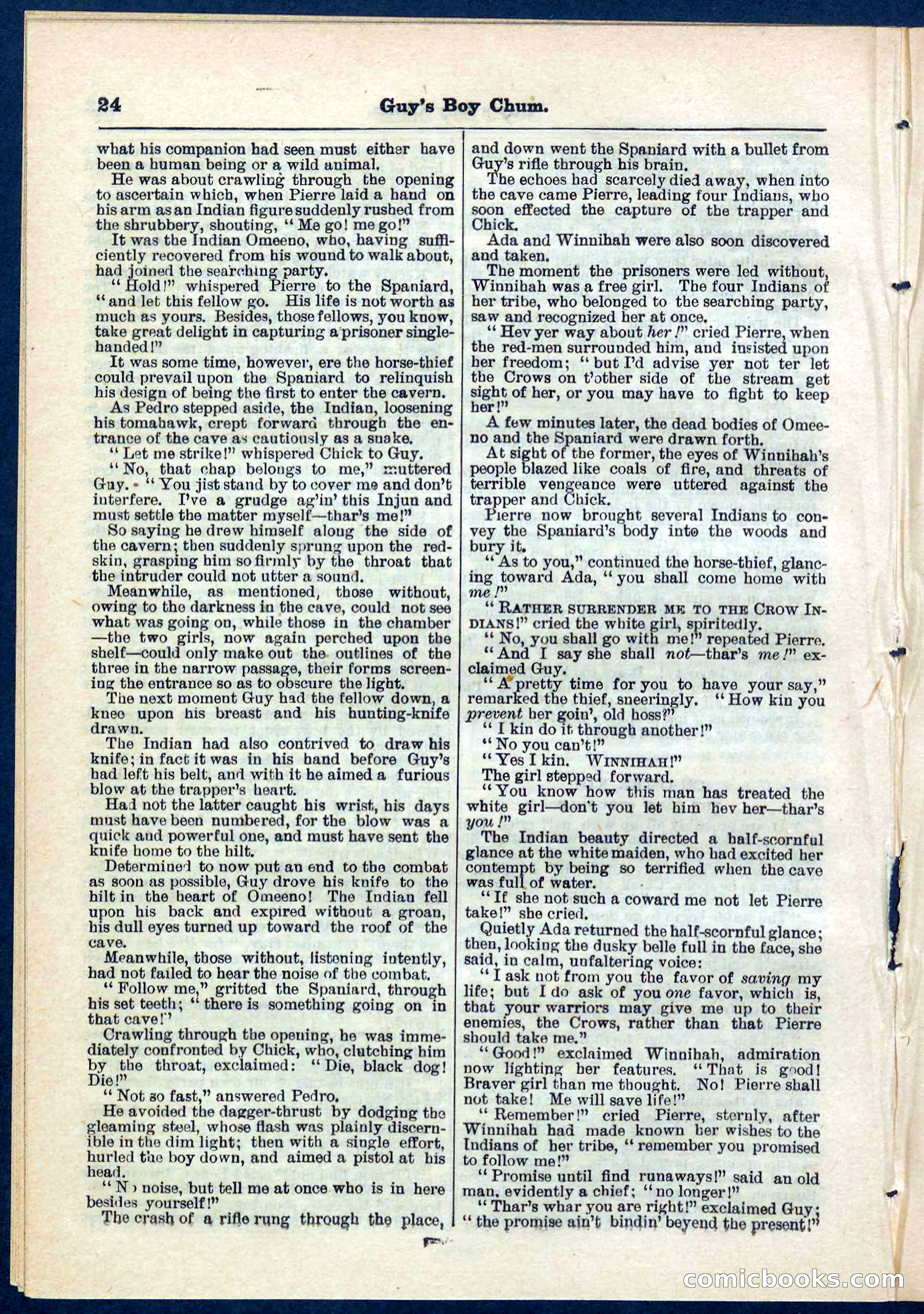 Beadle's Pocket Library No. 266 — page 24 of 32
