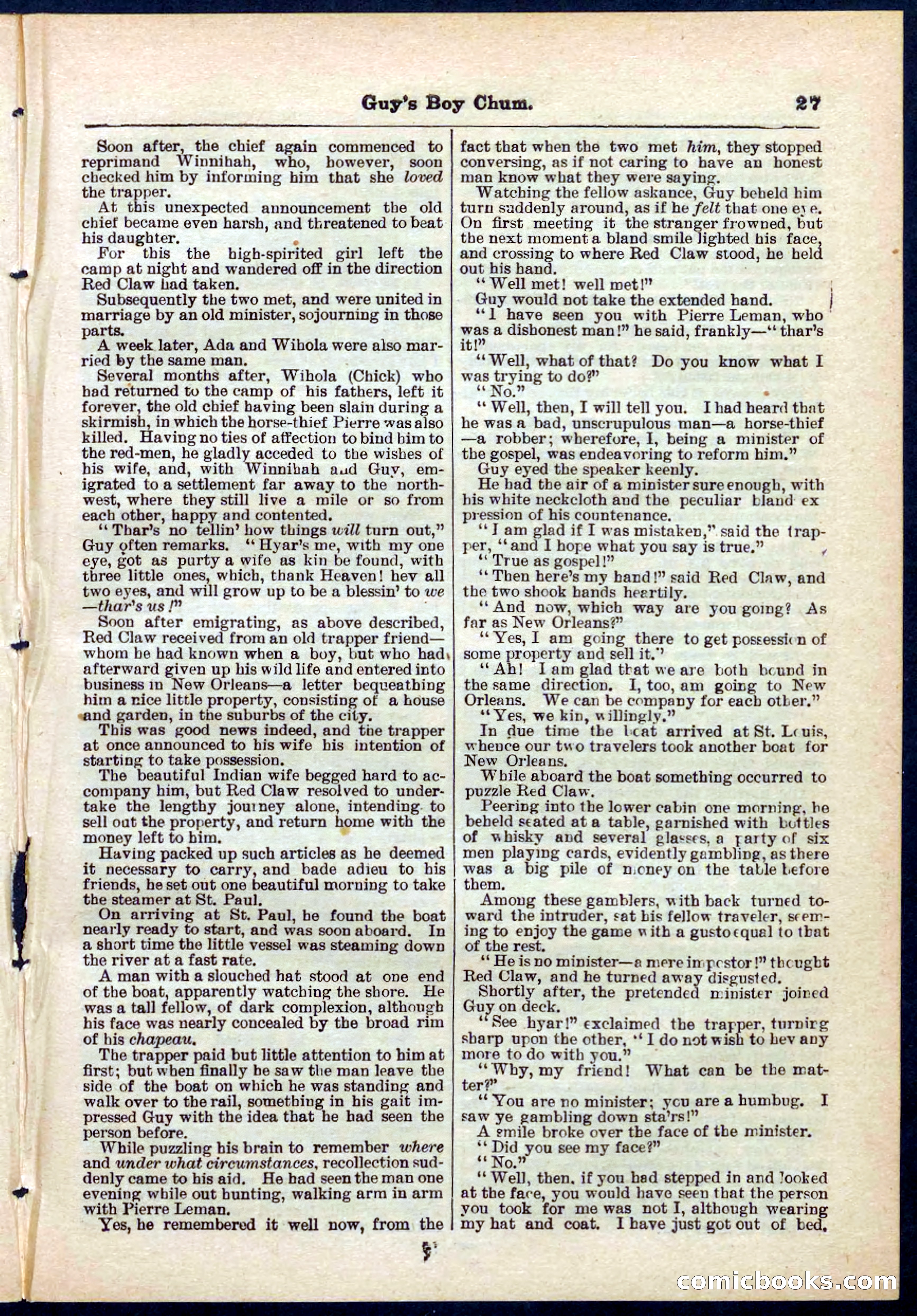Beadle's Pocket Library No. 266 — page 27 of 32