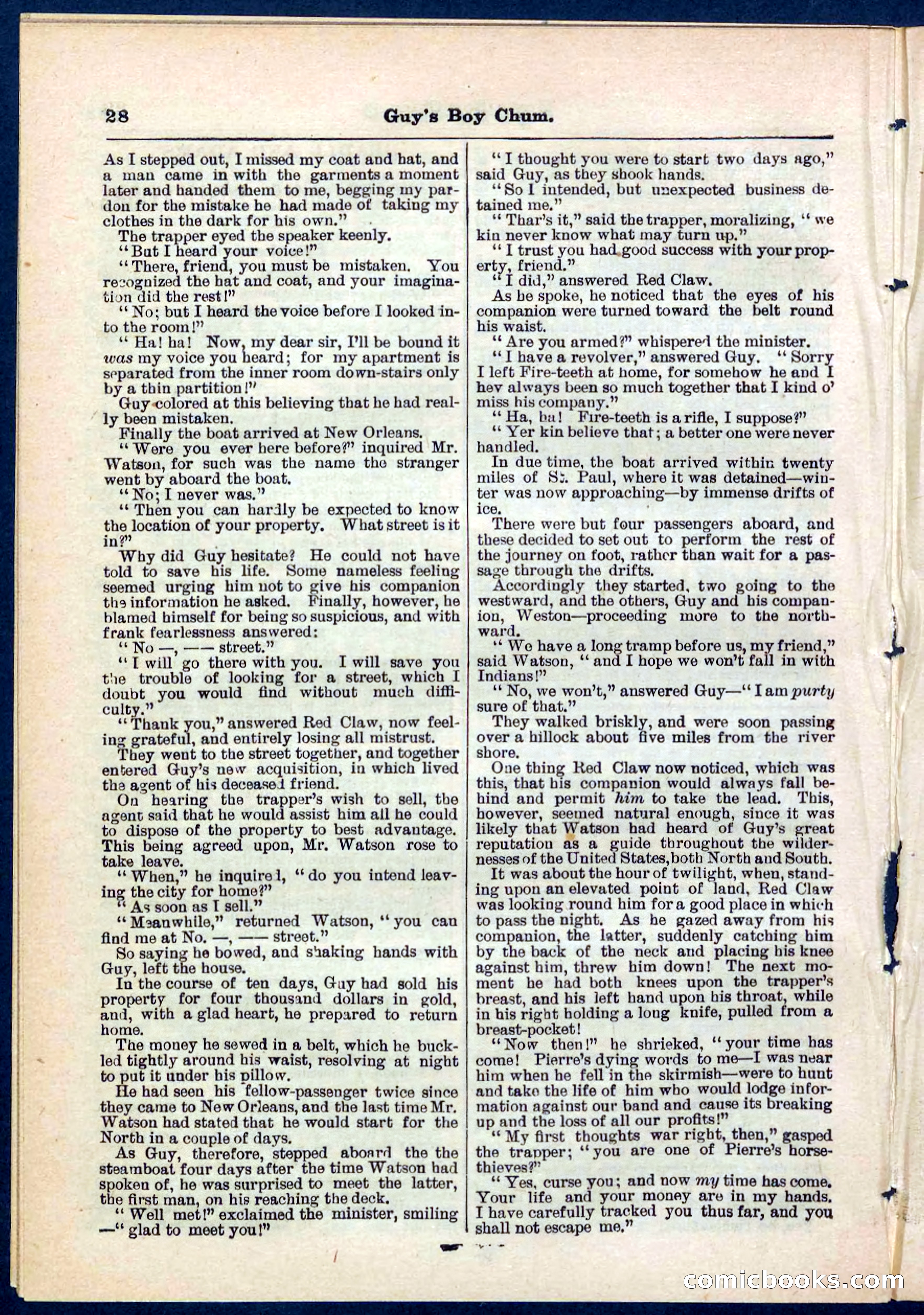 Beadle's Pocket Library No. 266 — page 28 of 32