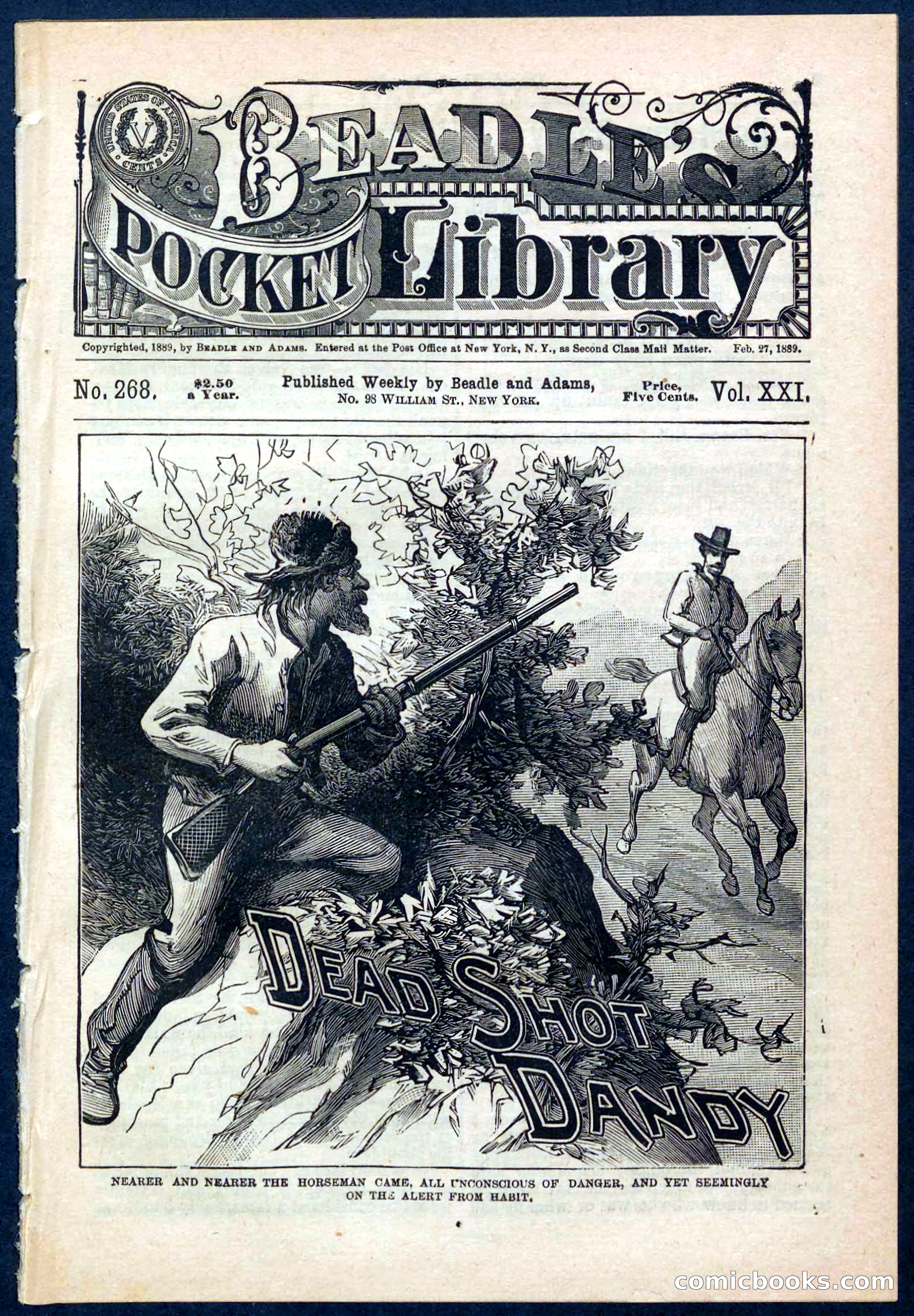 Beadle's Pocket Library No. 268 — page 1 of 32