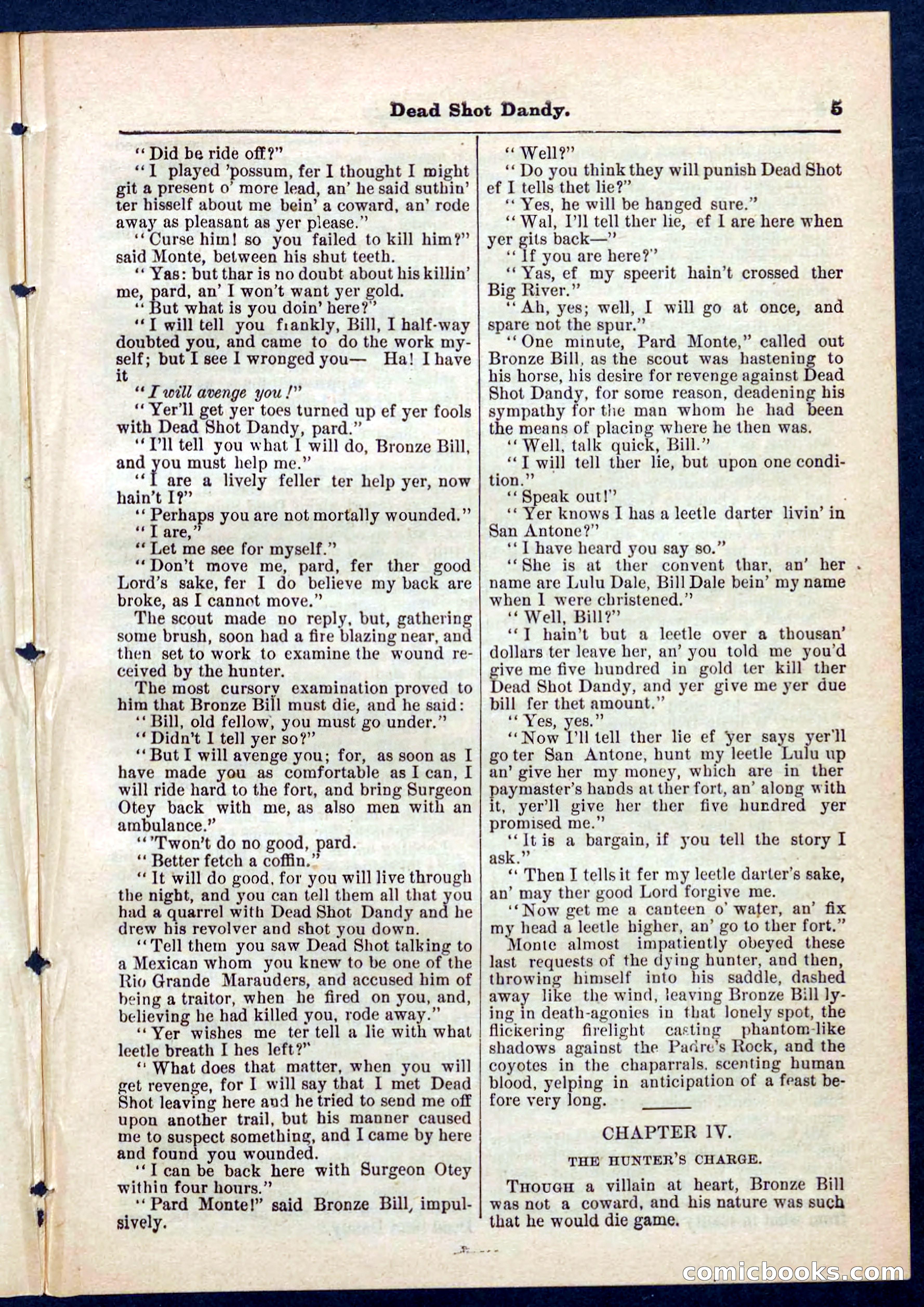 Beadle's Pocket Library No. 268 — page 5 of 32