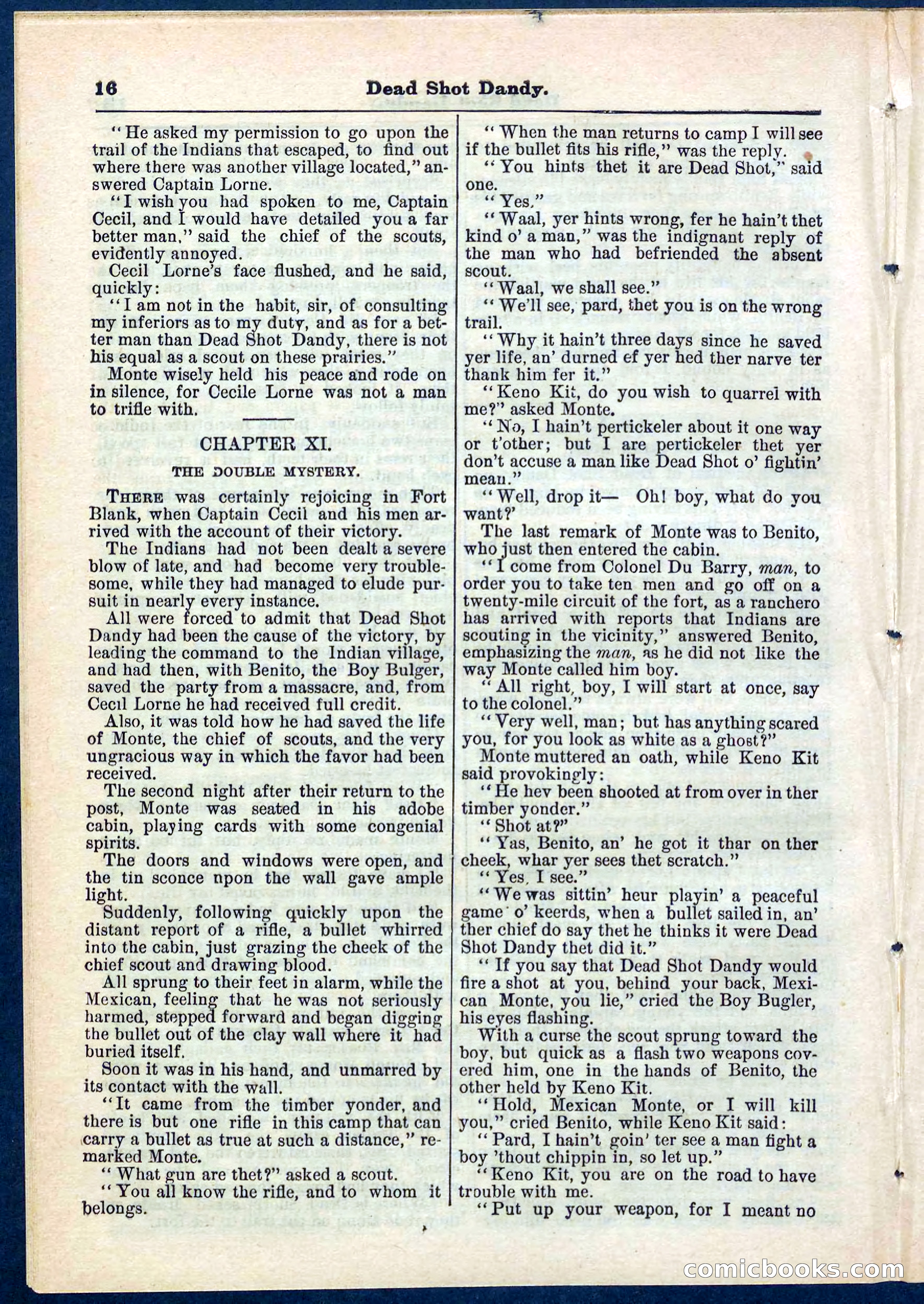 Beadle's Pocket Library No. 268 — page 16 of 32