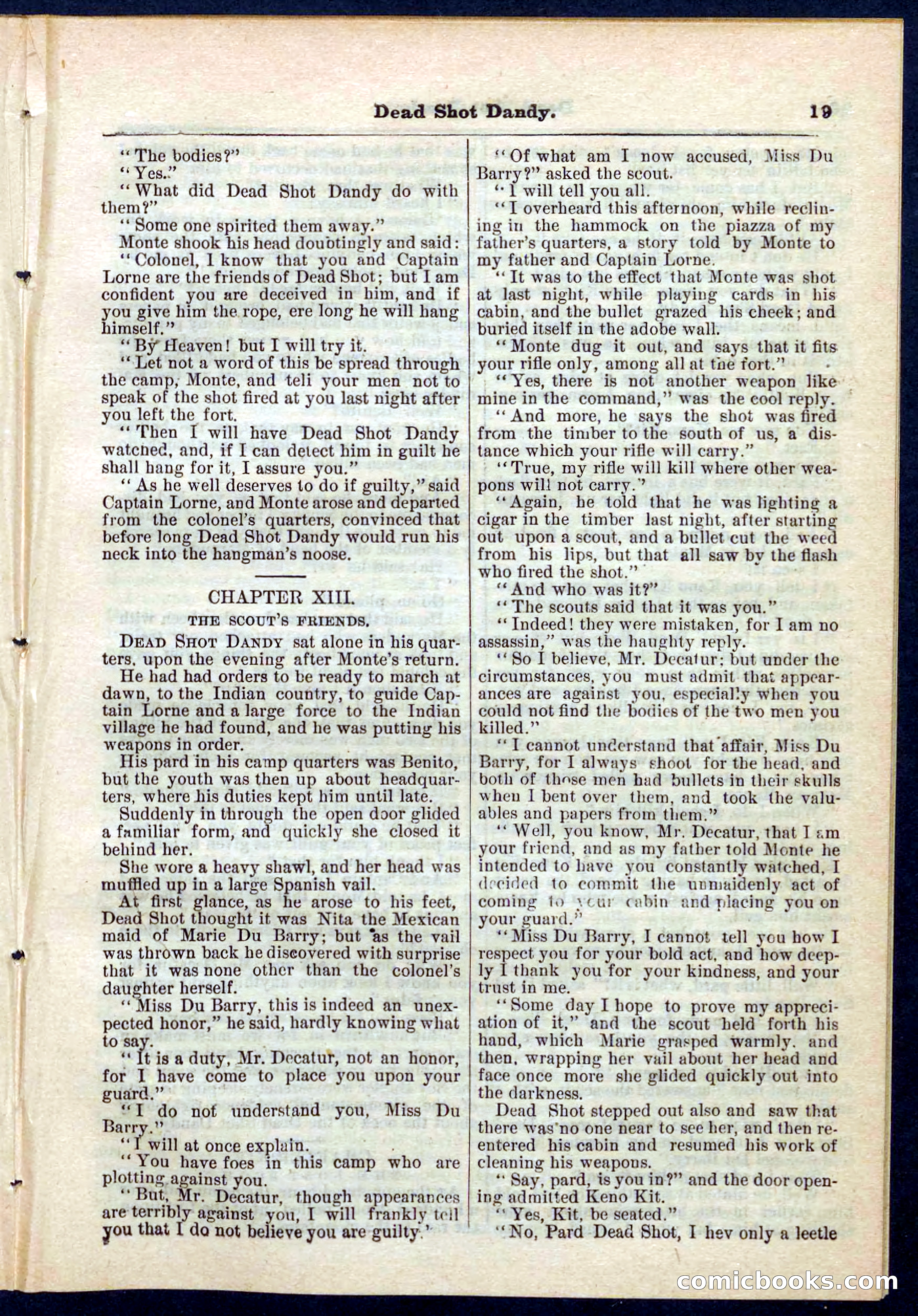 Beadle's Pocket Library No. 268 — page 19 of 32